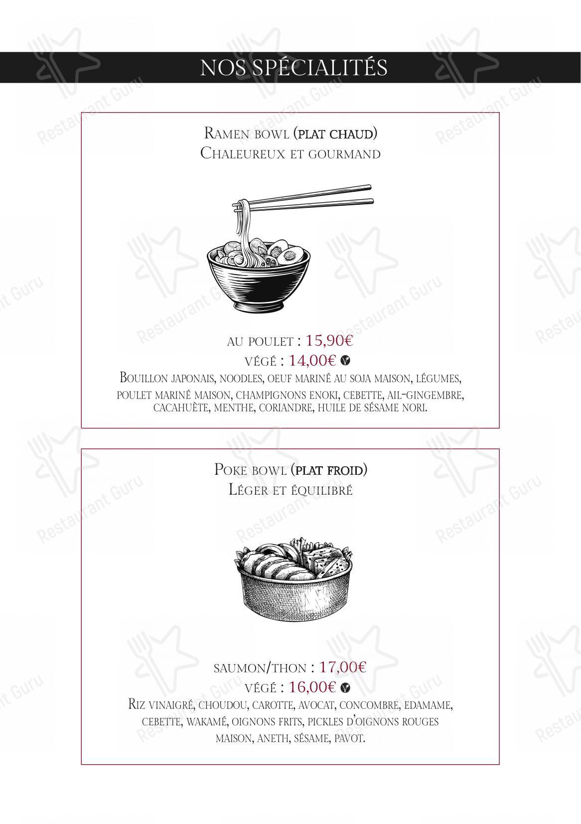 Menu pour Sushi San Labenne dans Labenne