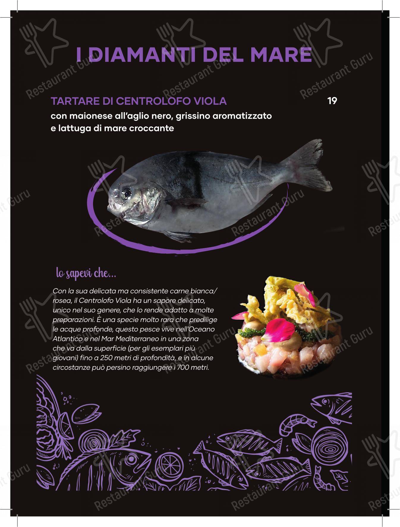 Menu per Ristorante Di Pesce ristorante