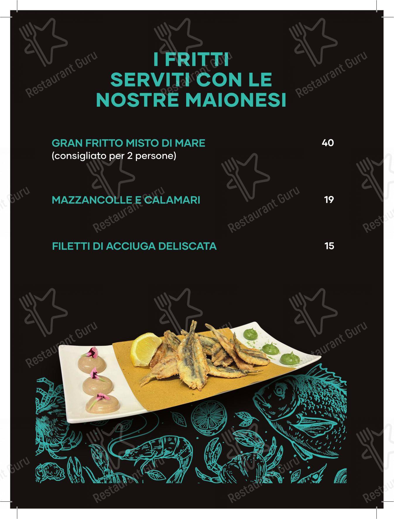 Menu per Ristorante Di Pesce in Cecina