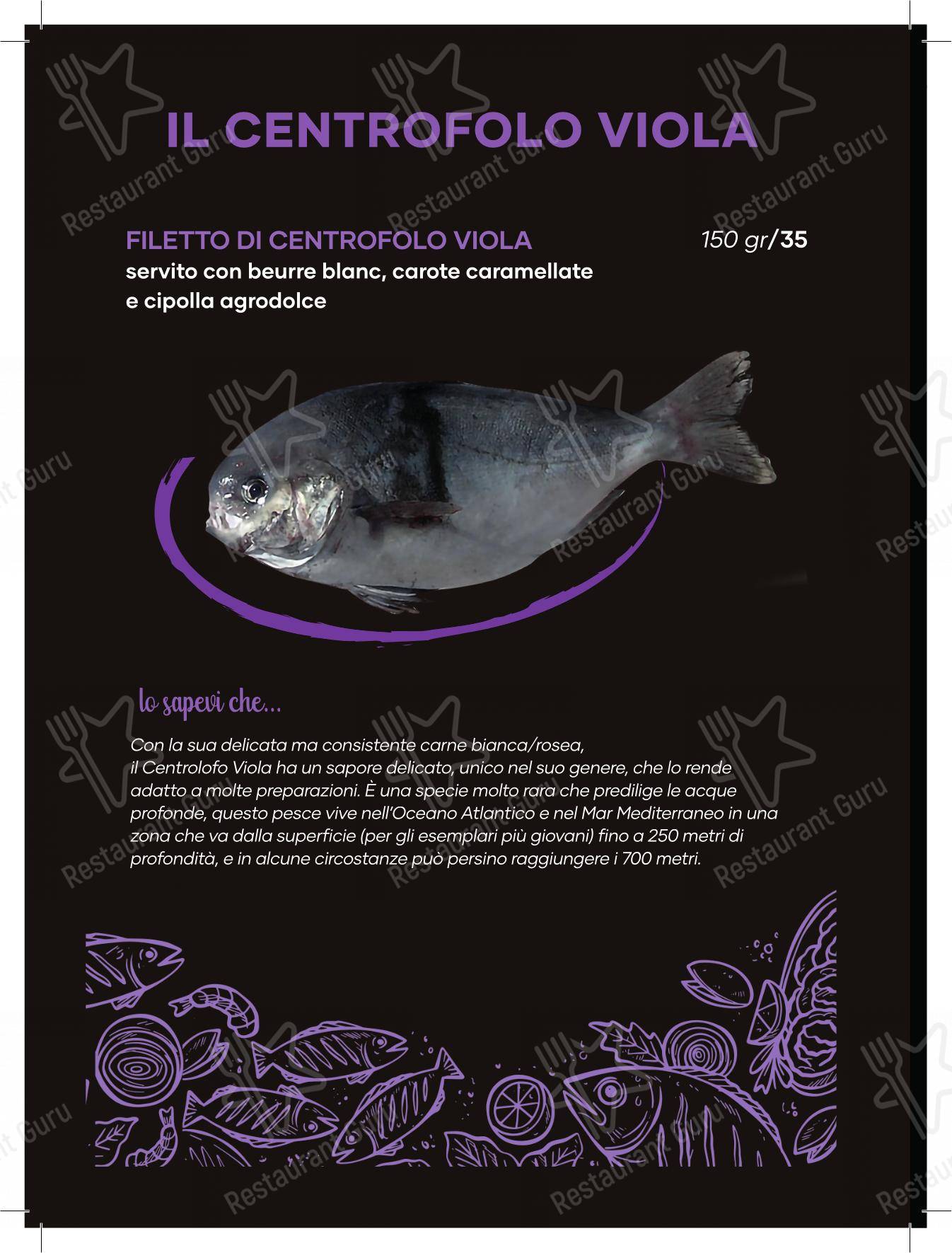Menu per Ristorante Di Pesce in Cecina