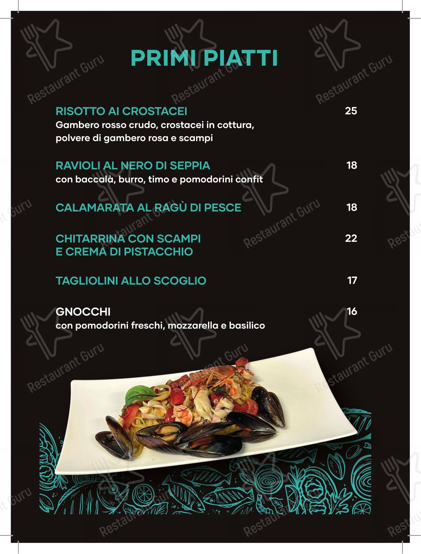 Menu per Ristorante Di Pesce ristorante