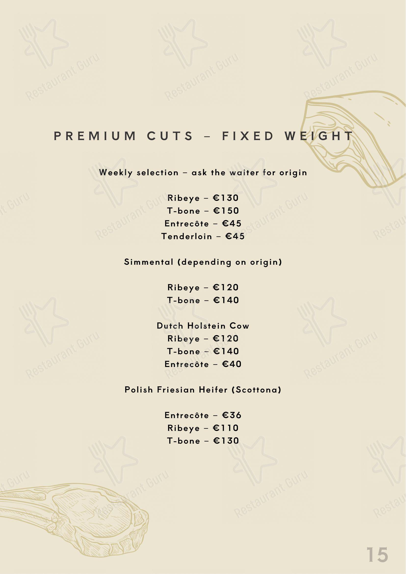 Menu di Beef Bazaar - Menu bar