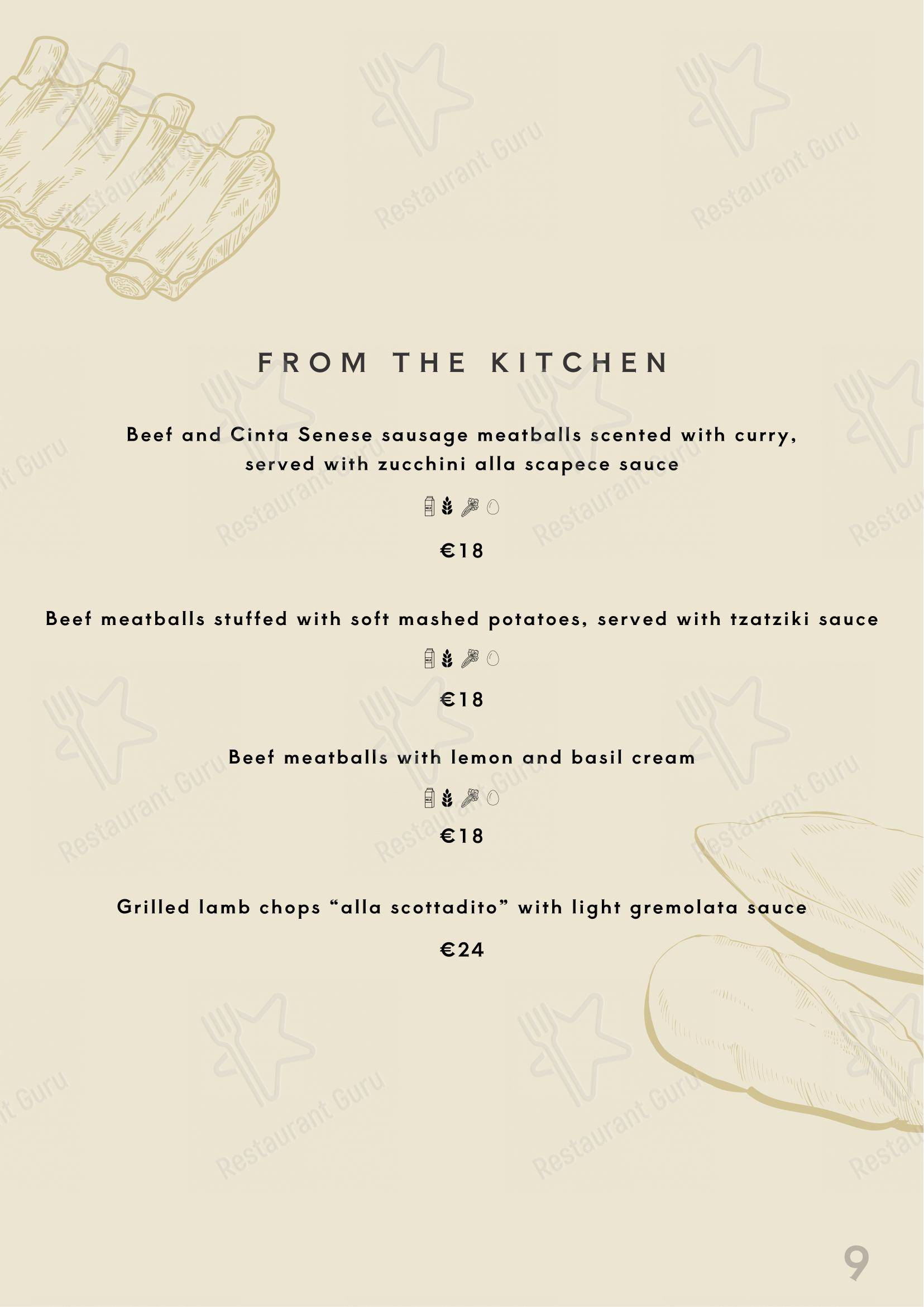 Menu di Beef Bazaar - Menu bar