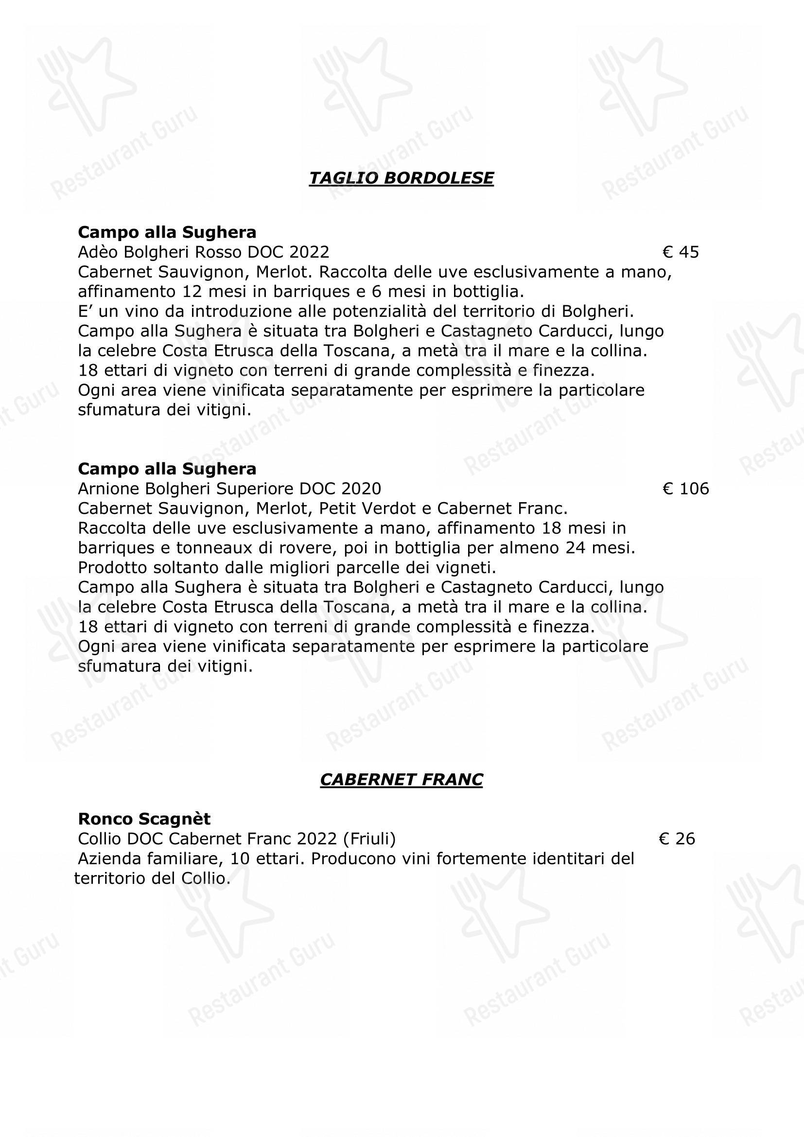 Menu bar per Casabrigandi - Ristorante Pesce - Centro Storico ristorante