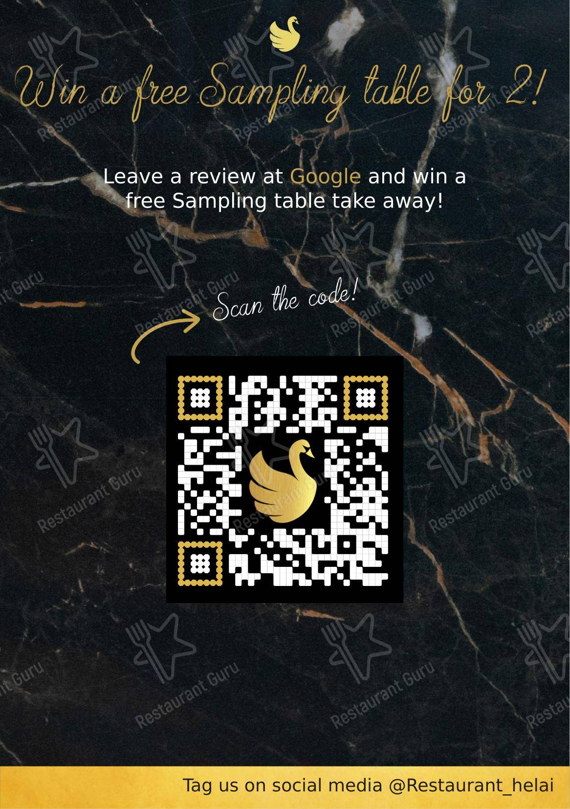 Menu bar pour Helai dans Rotterdam