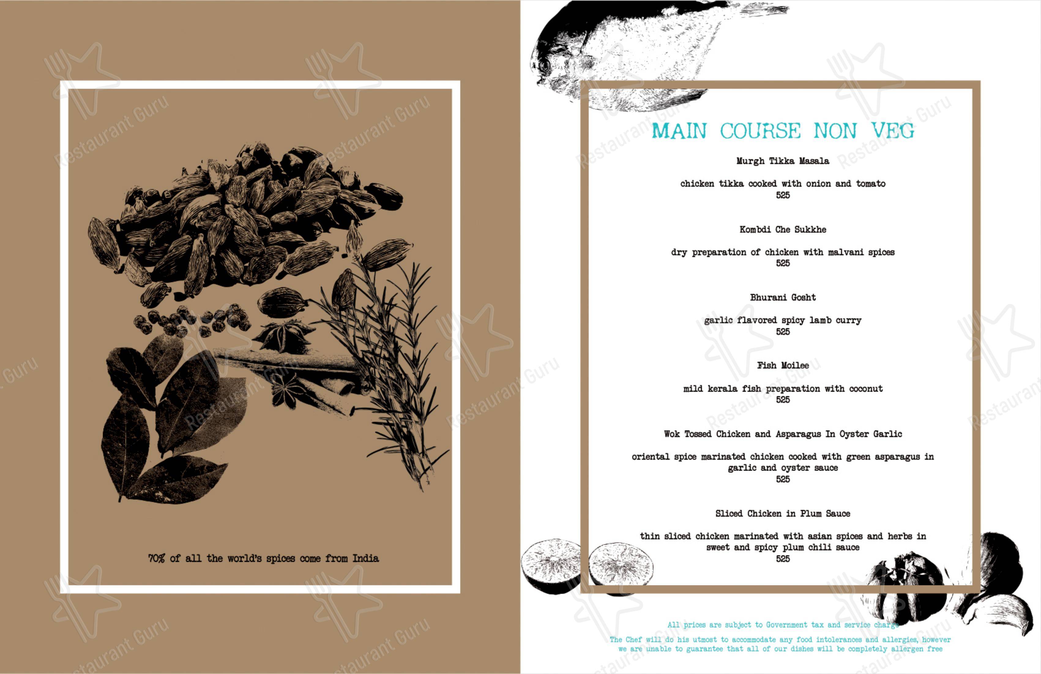 Menu for House Of Asia in Mumbai