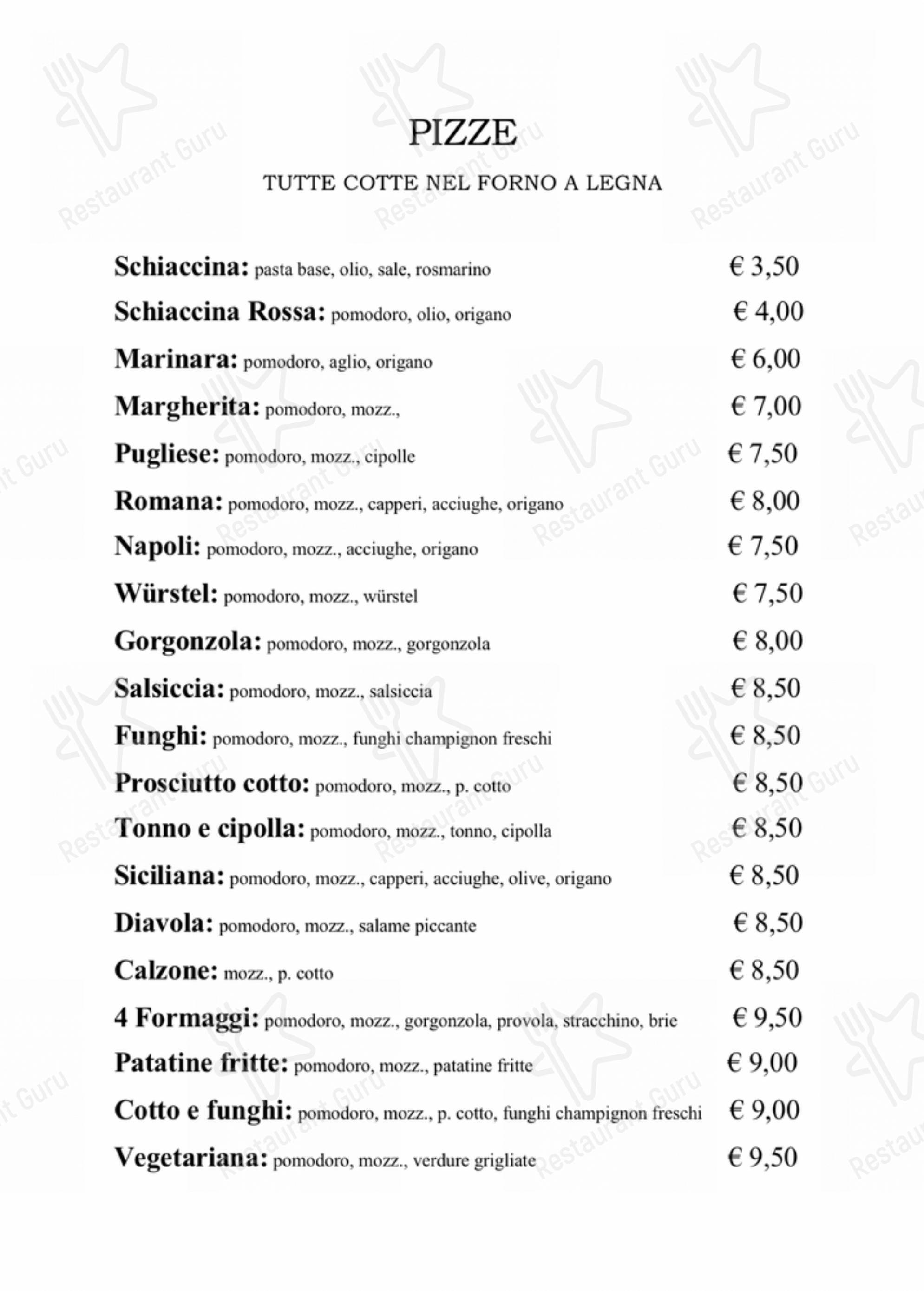 La Fiera del Gusto in Parma - Menu
