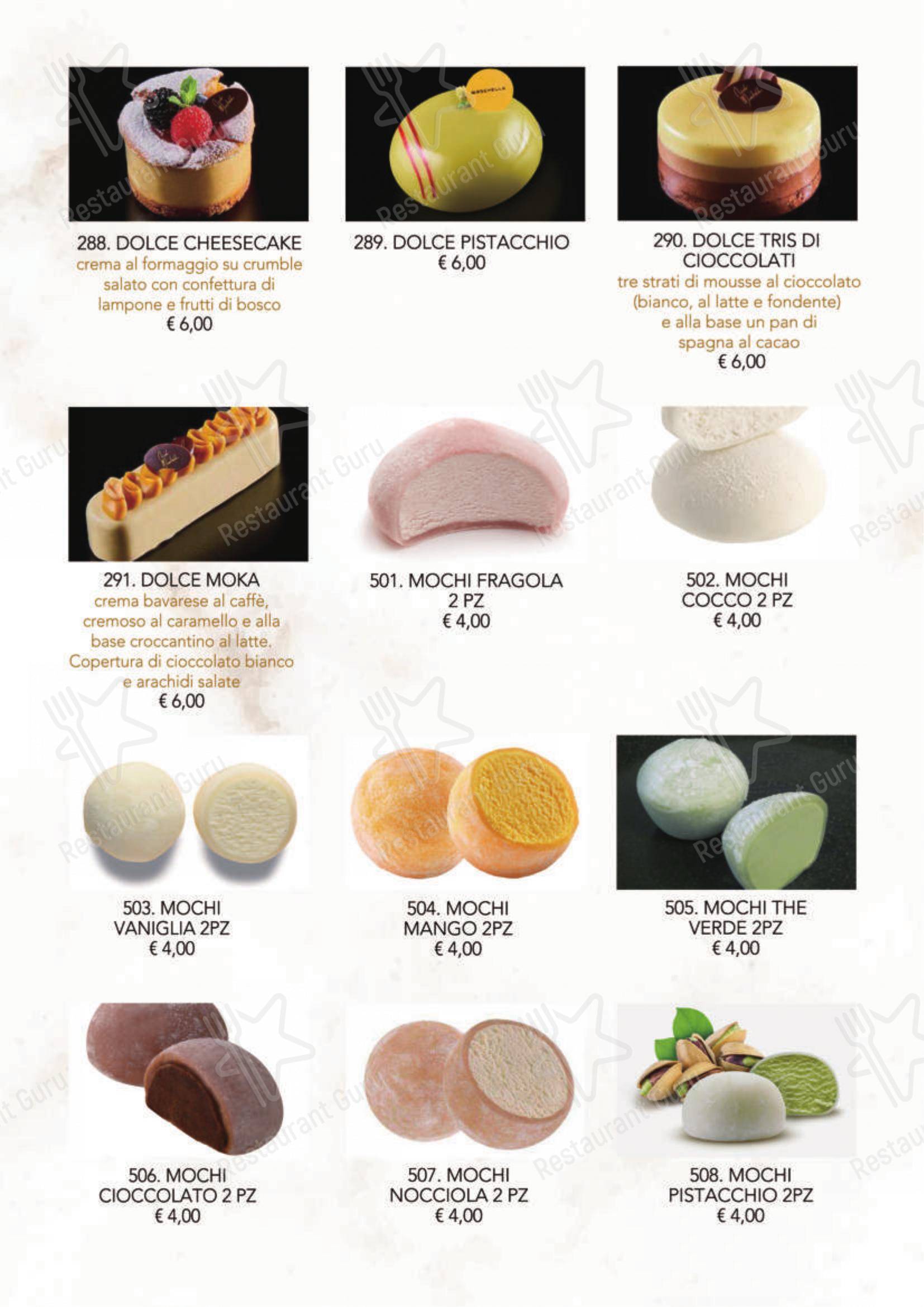 菜单 per Modo Fusion Restaurant ristorante