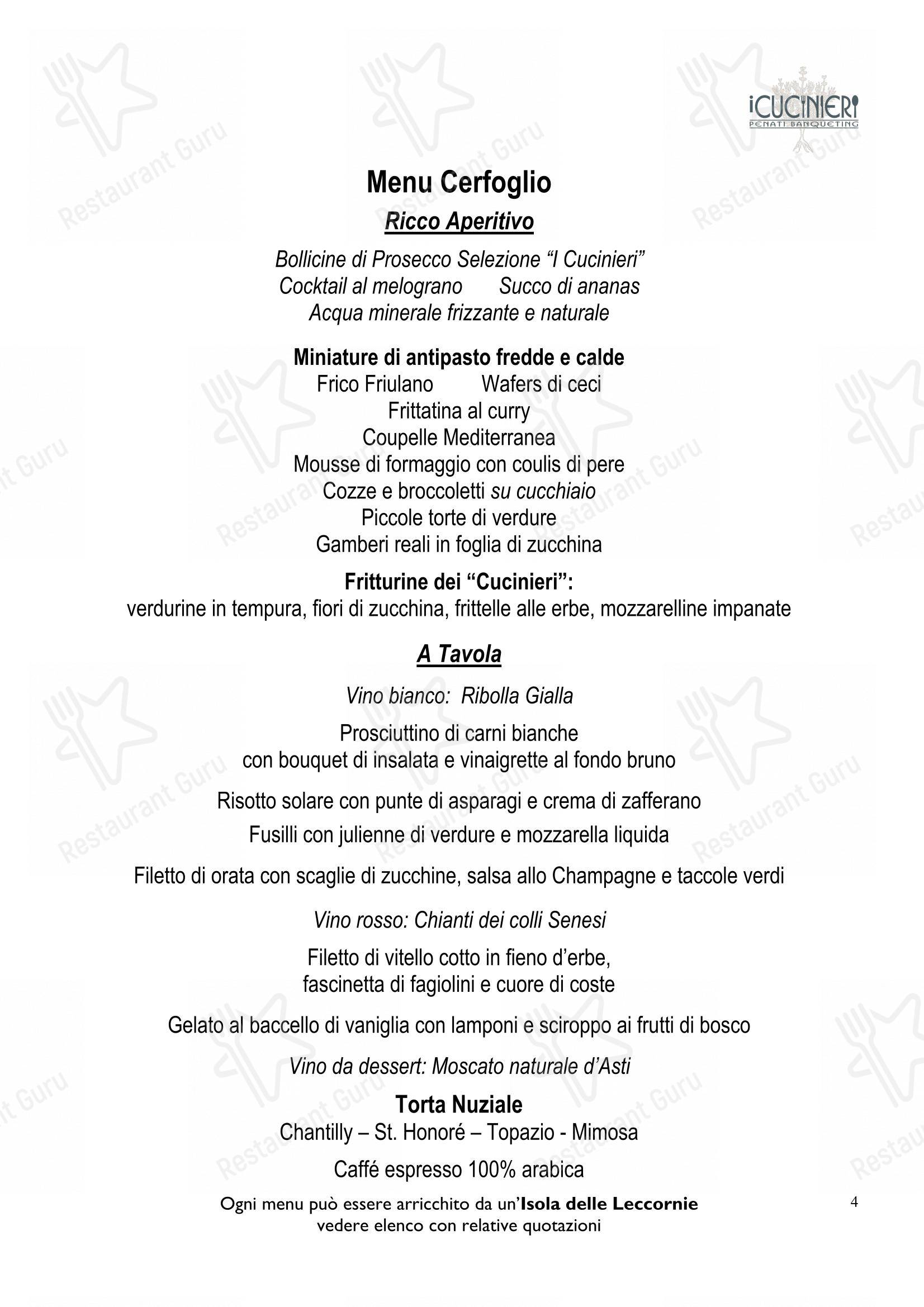 One Off Appetizer in Viganò - Menu