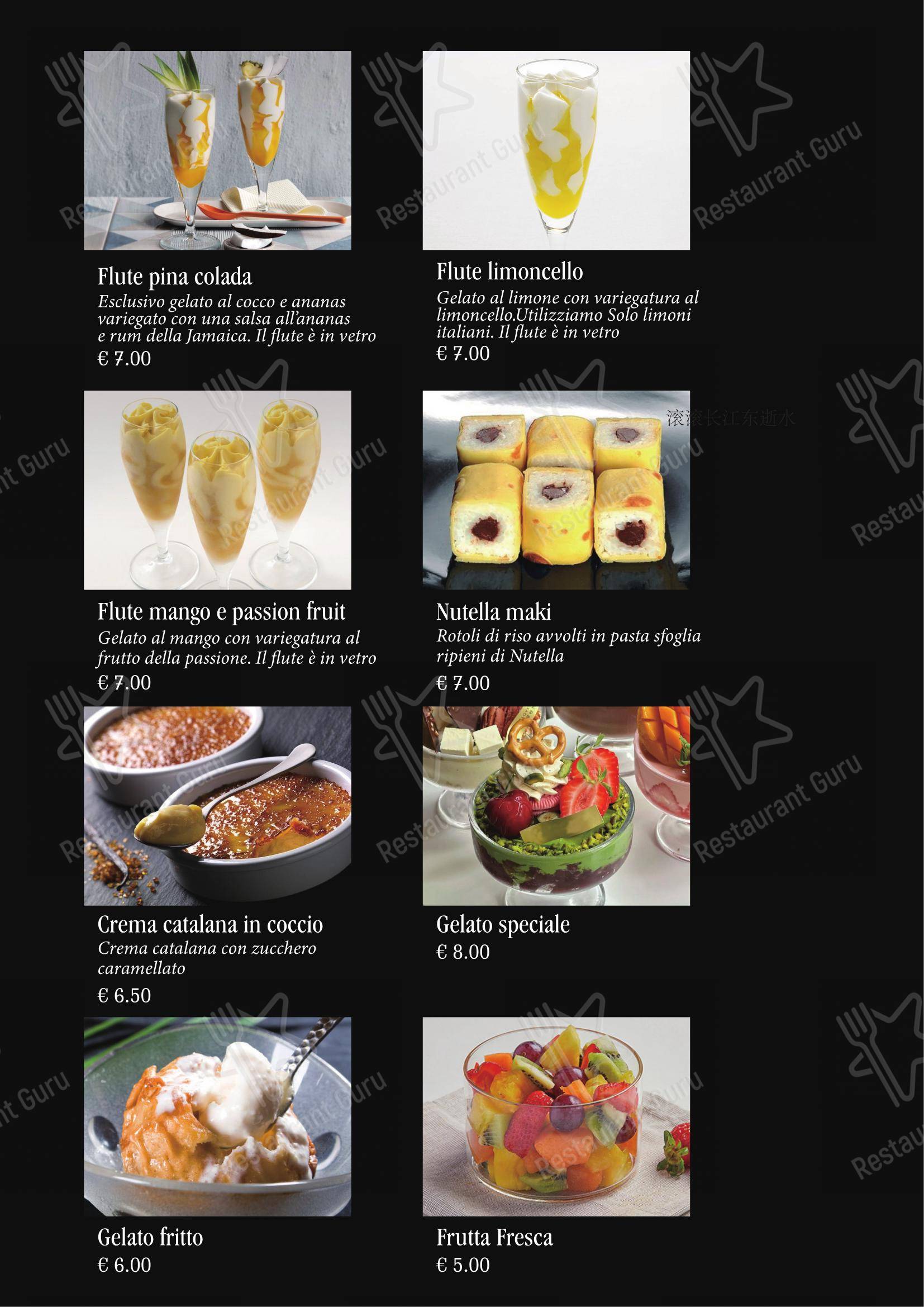 Menu per Ristorante Giapponese Tao in Arezzo