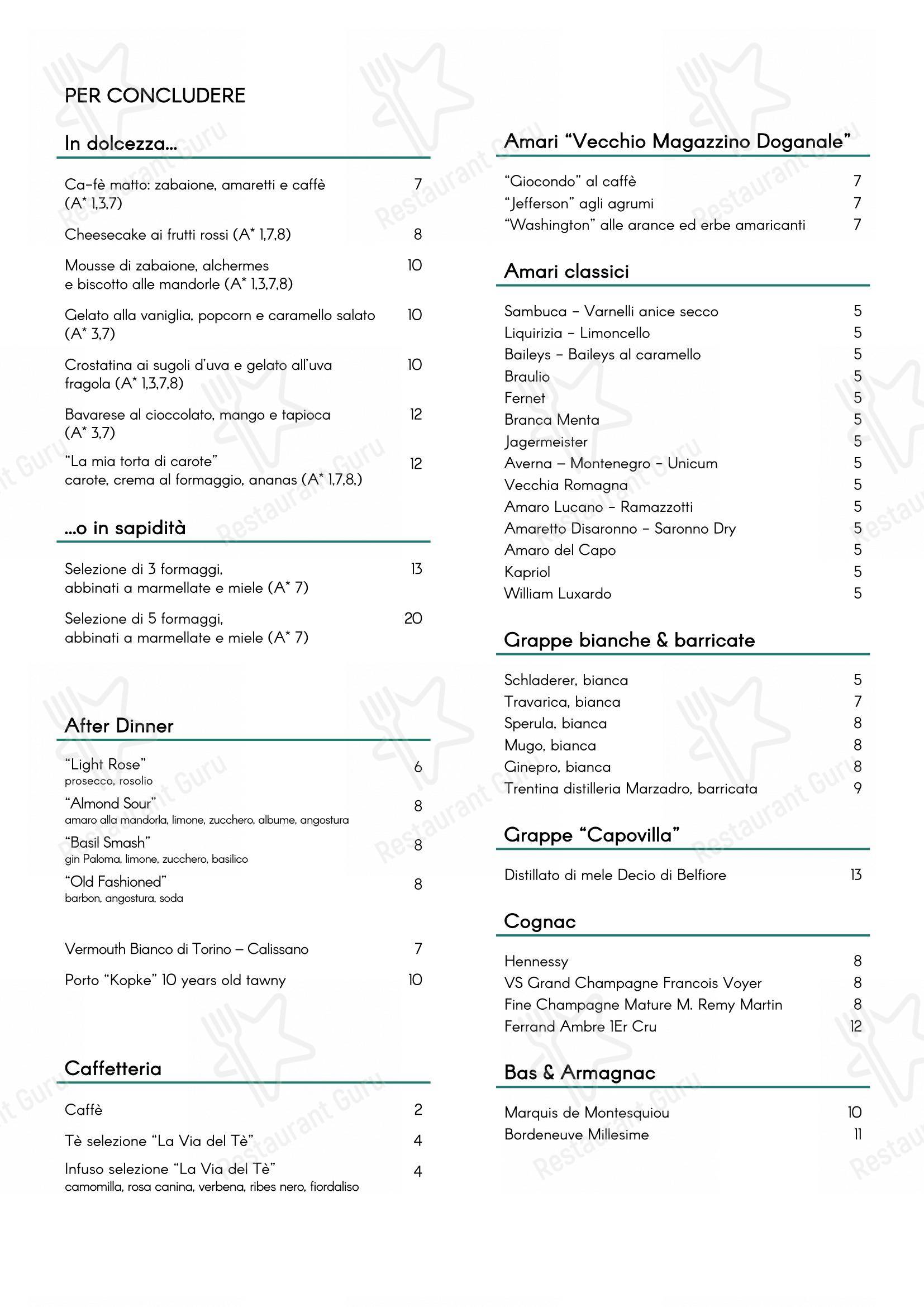 菜单 per Di Rocco Ristorante in Noale