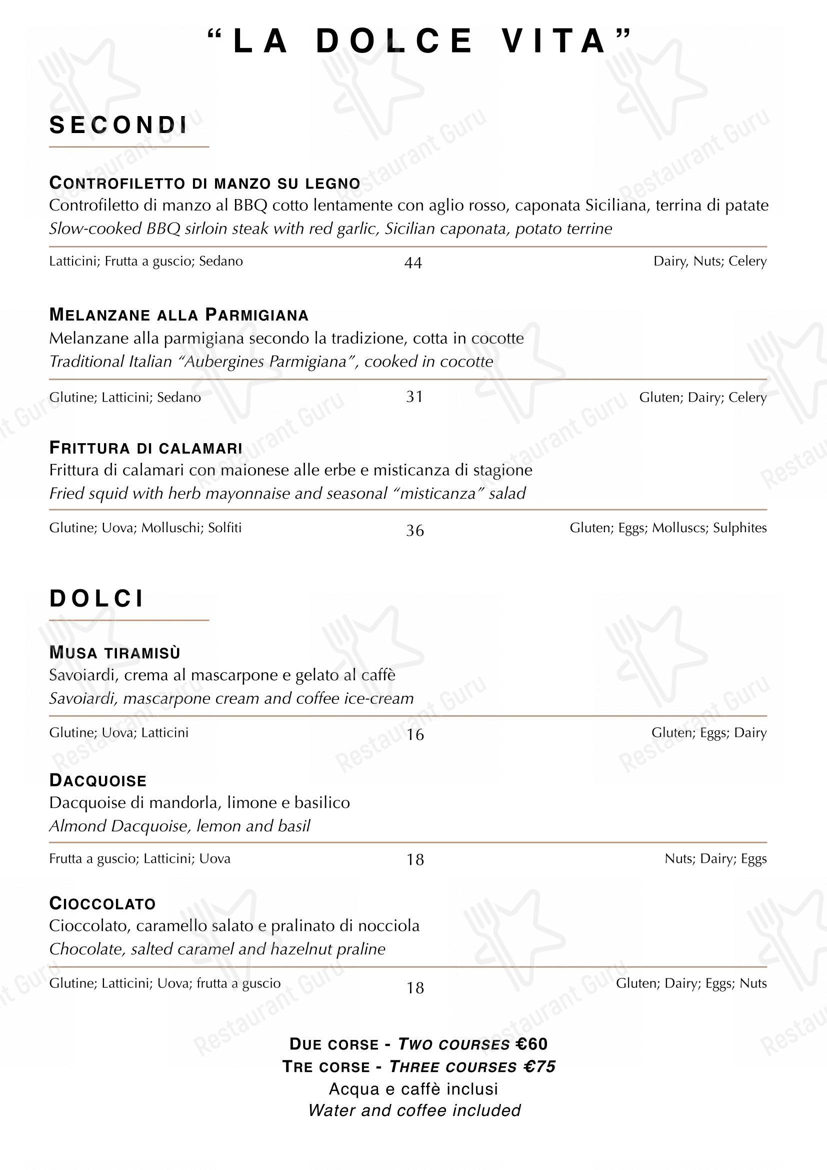 菜单 per Roteo in Sala Comacina