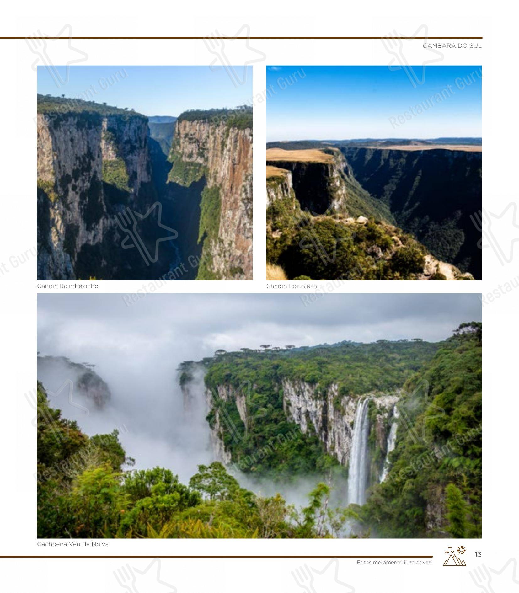 Основное меню para SESC Centro Histórico em Porto Alegre