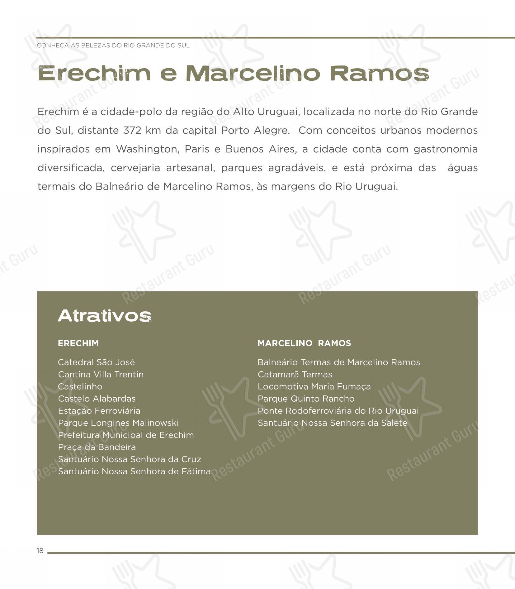 SESC Centro Histórico - Основное меню