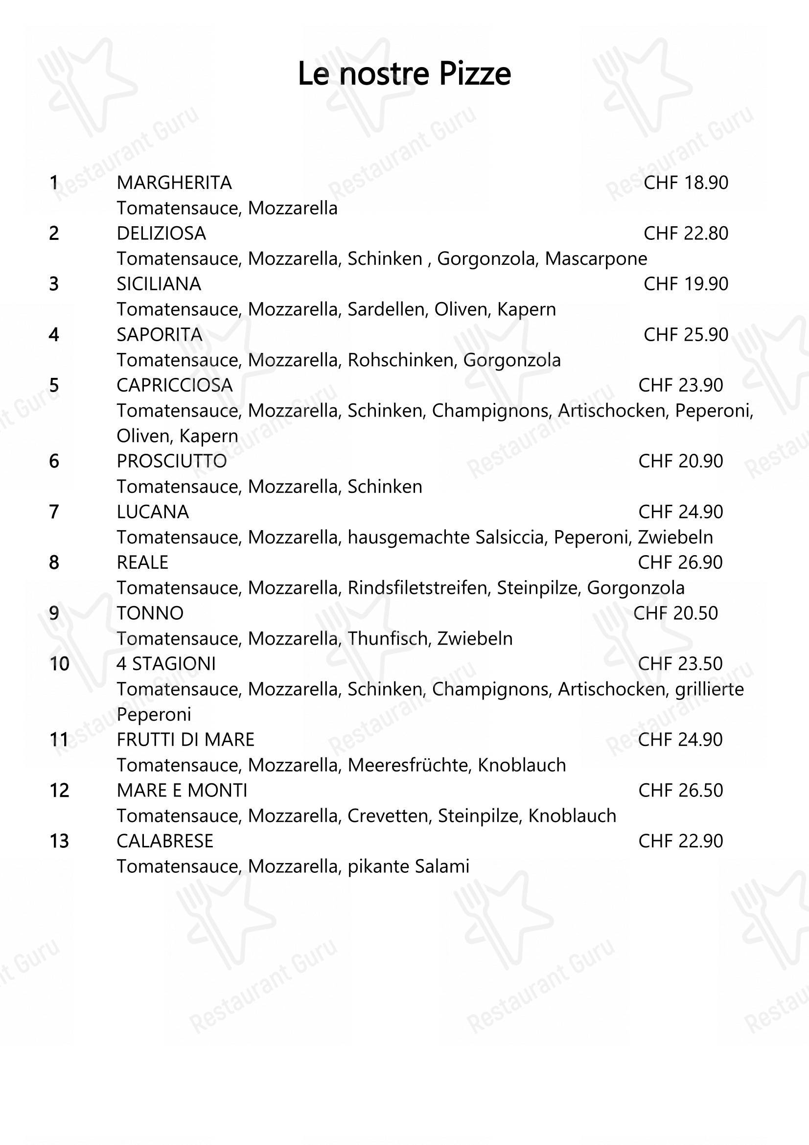 At Home Catering Menu per Salvi & Gino pizzeria
