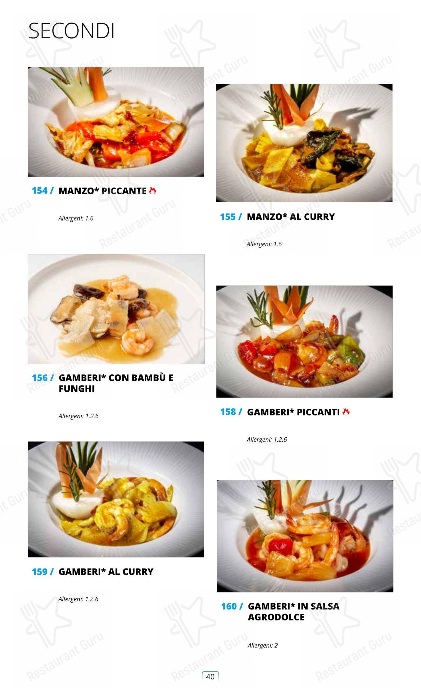 Lunch Menu per Sushi City Como ristorante