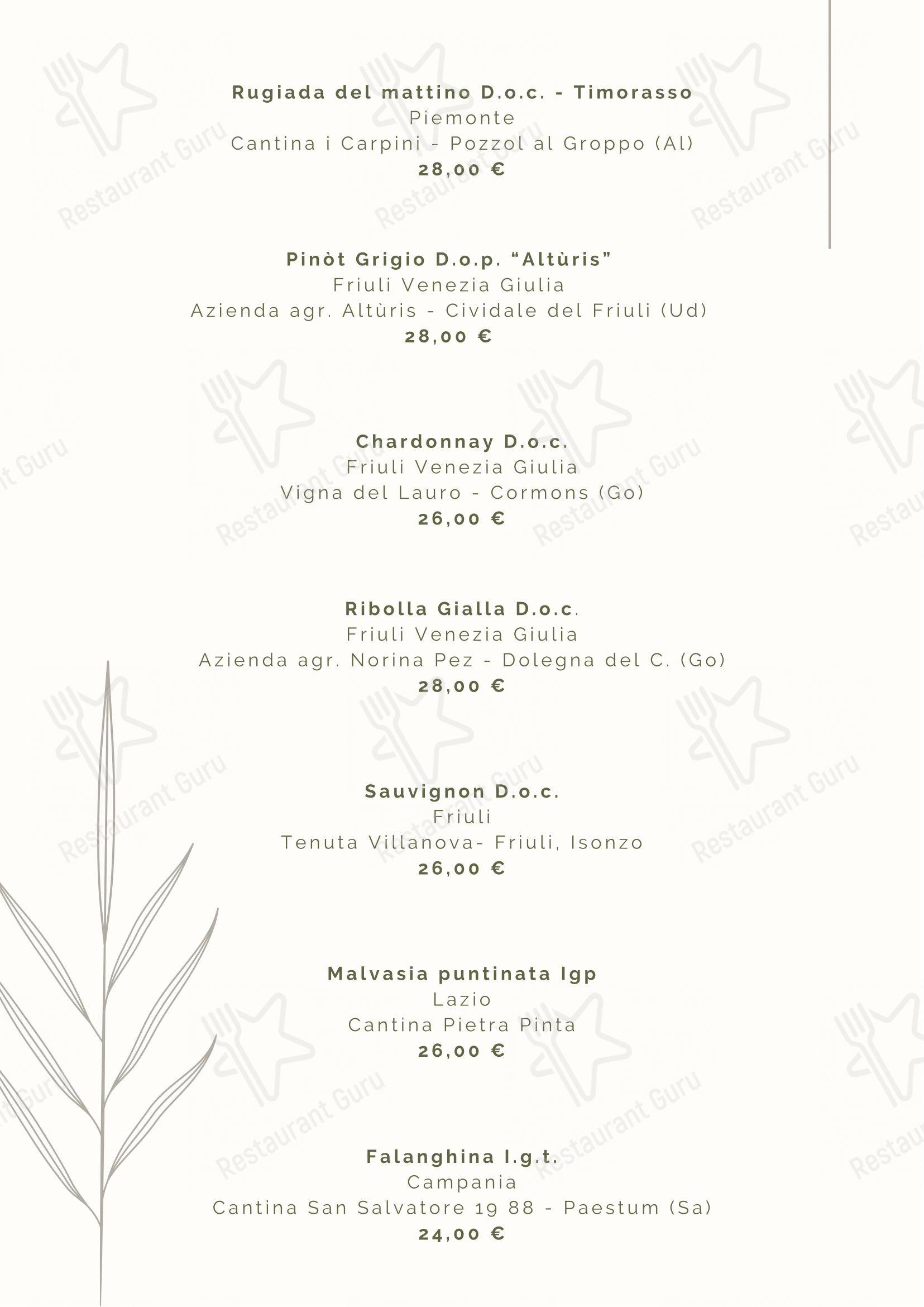 Tre Nodi Ristorante & Beach Bar in Fiumicino - Menu