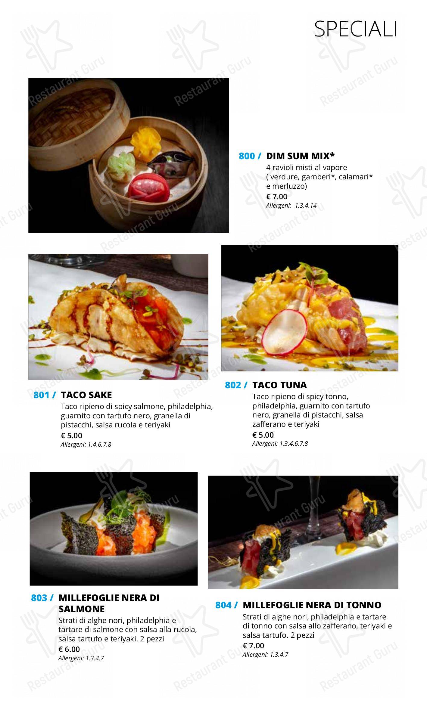 Sushi City Como in Como - Ночное меню