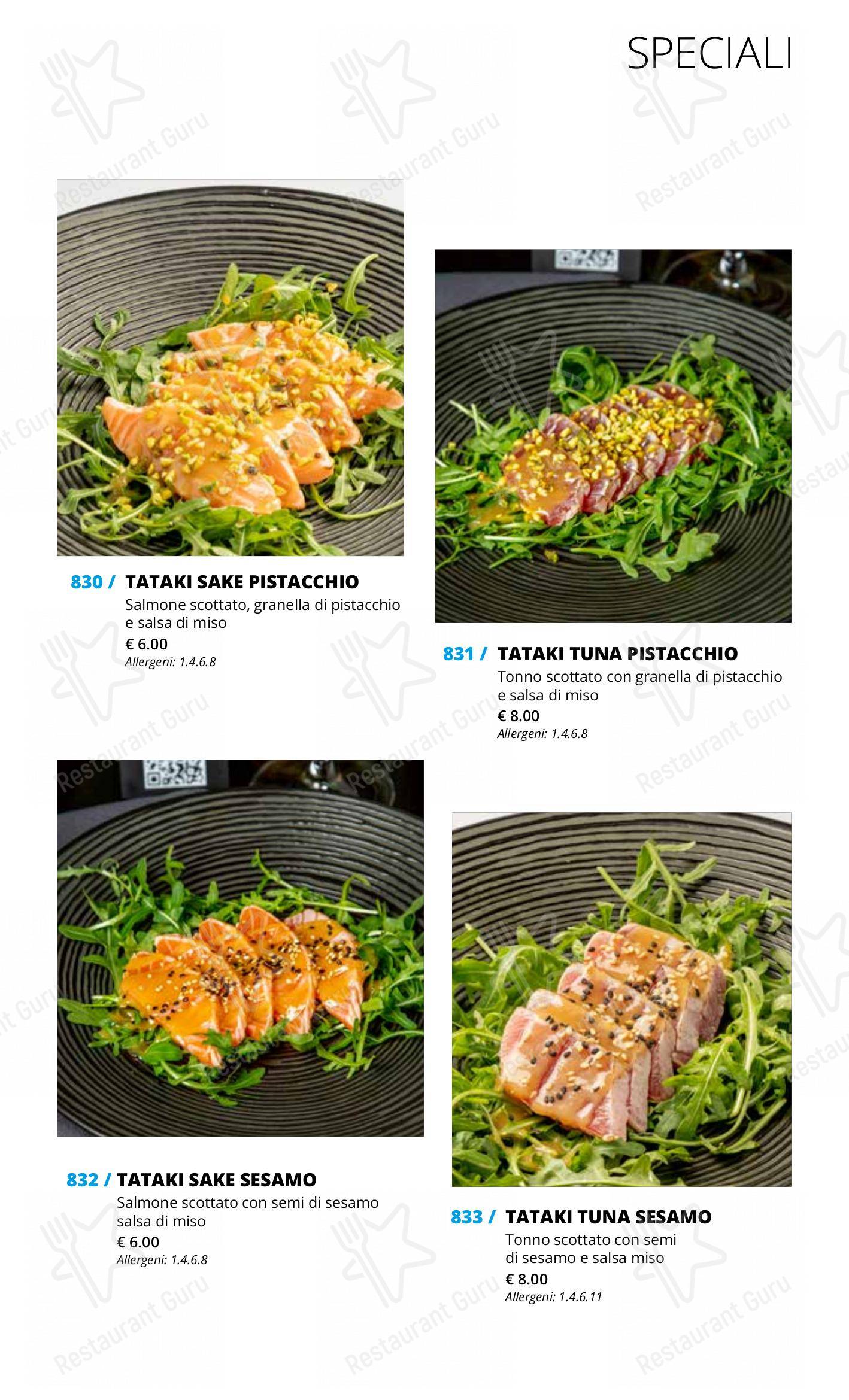 Menu di Sushi City Como - Ночное меню