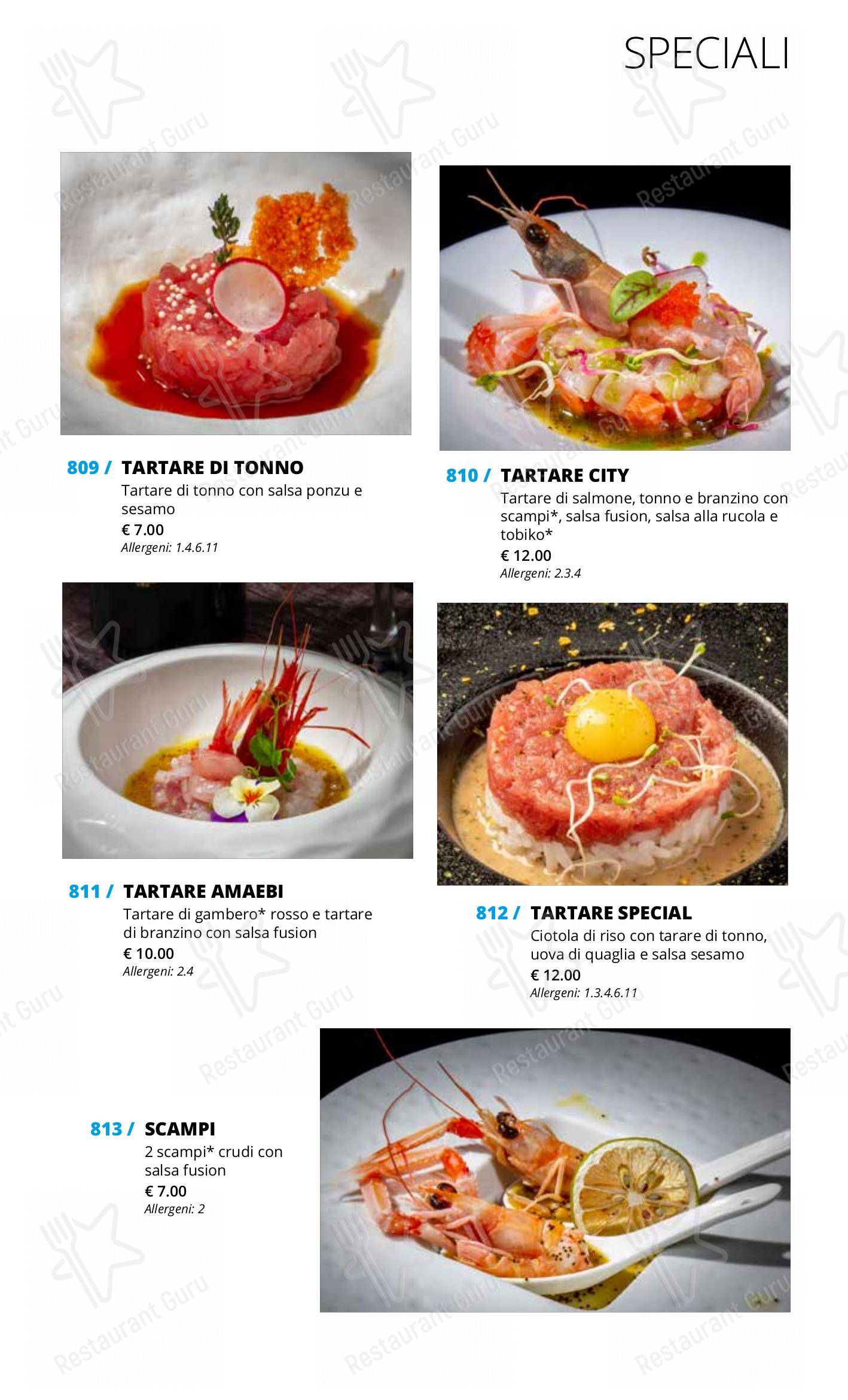 Sushi City Como in Como - Ночное меню