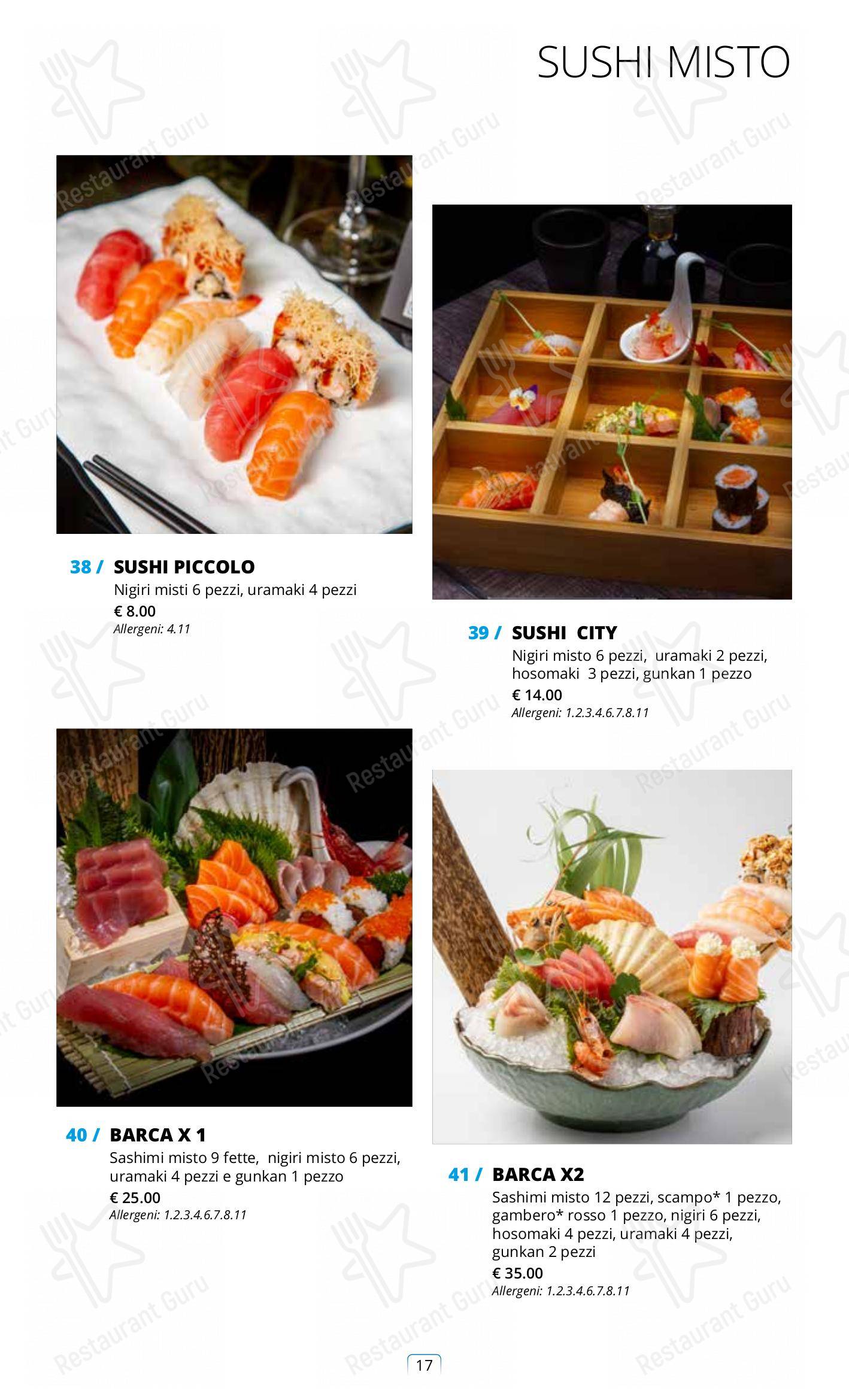 Ночное меню per Sushi City Como ristorante