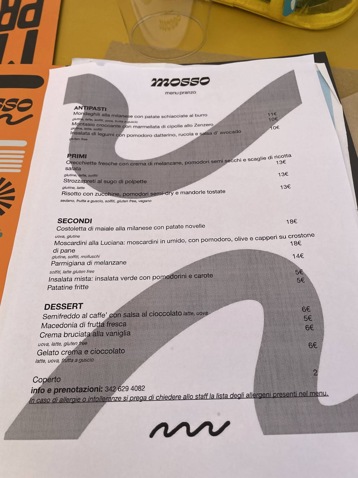 Menu di mosso 