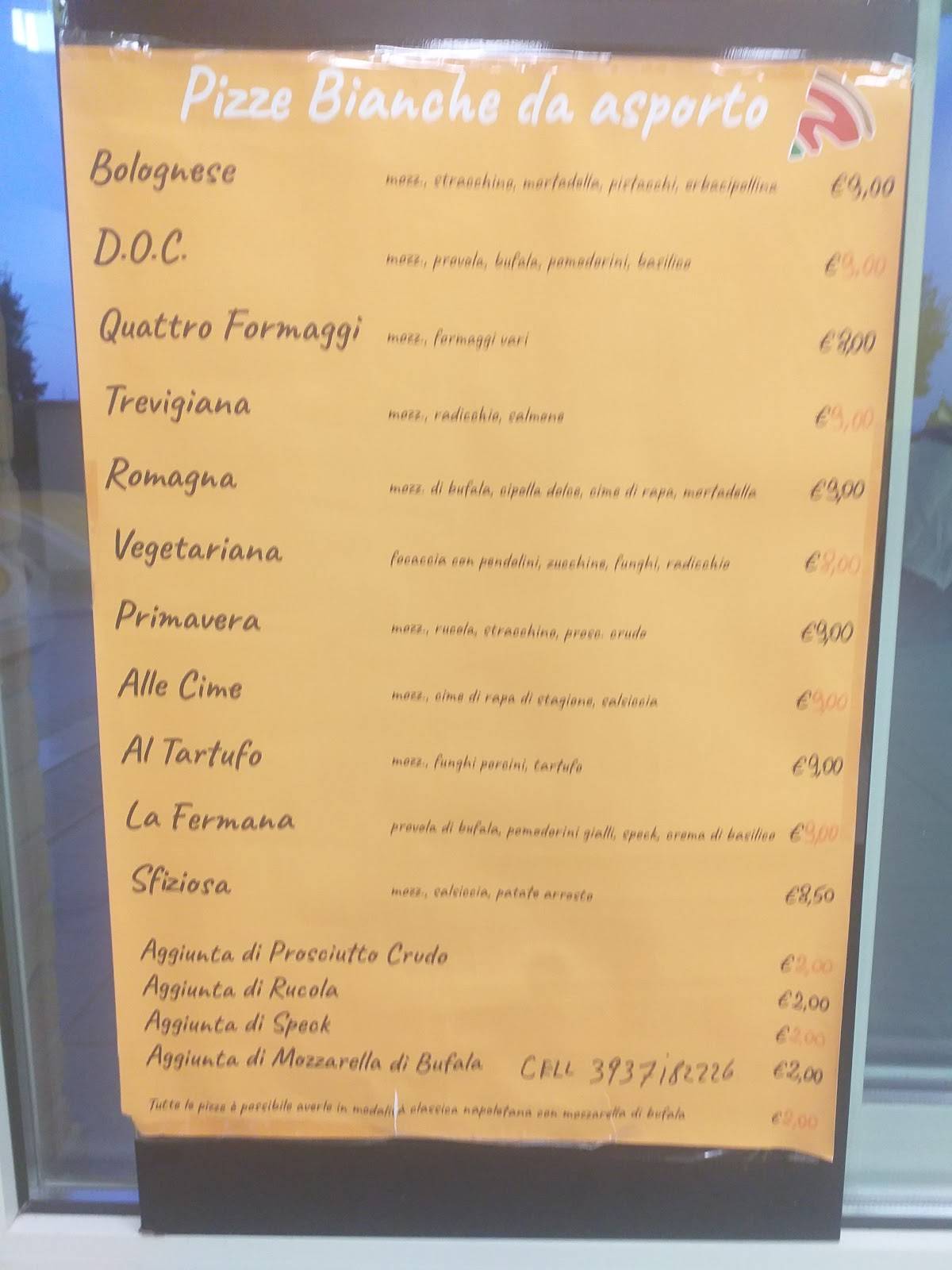 Menu di na'pizza 