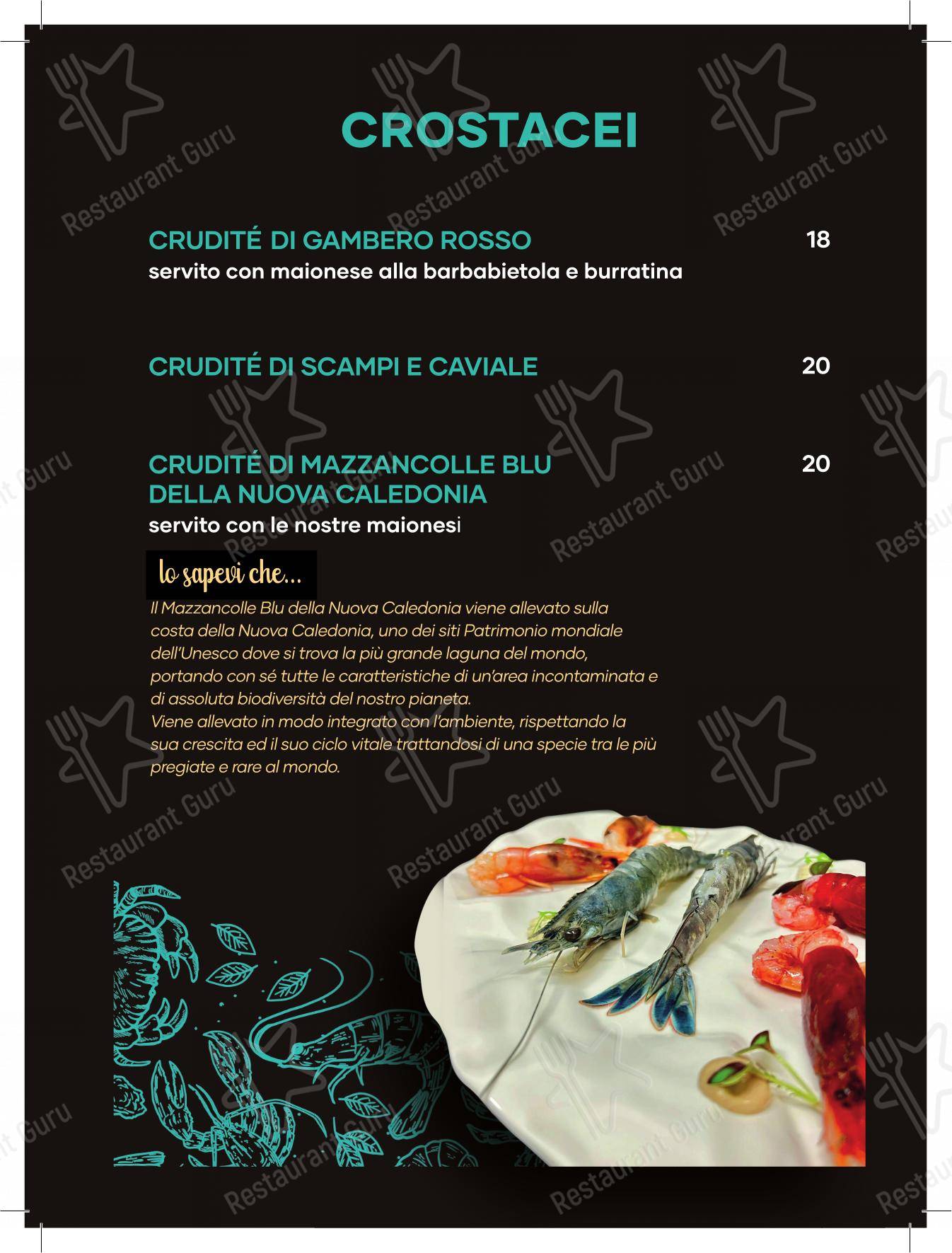 Menu per Ristorante Di Pesce in Cecina