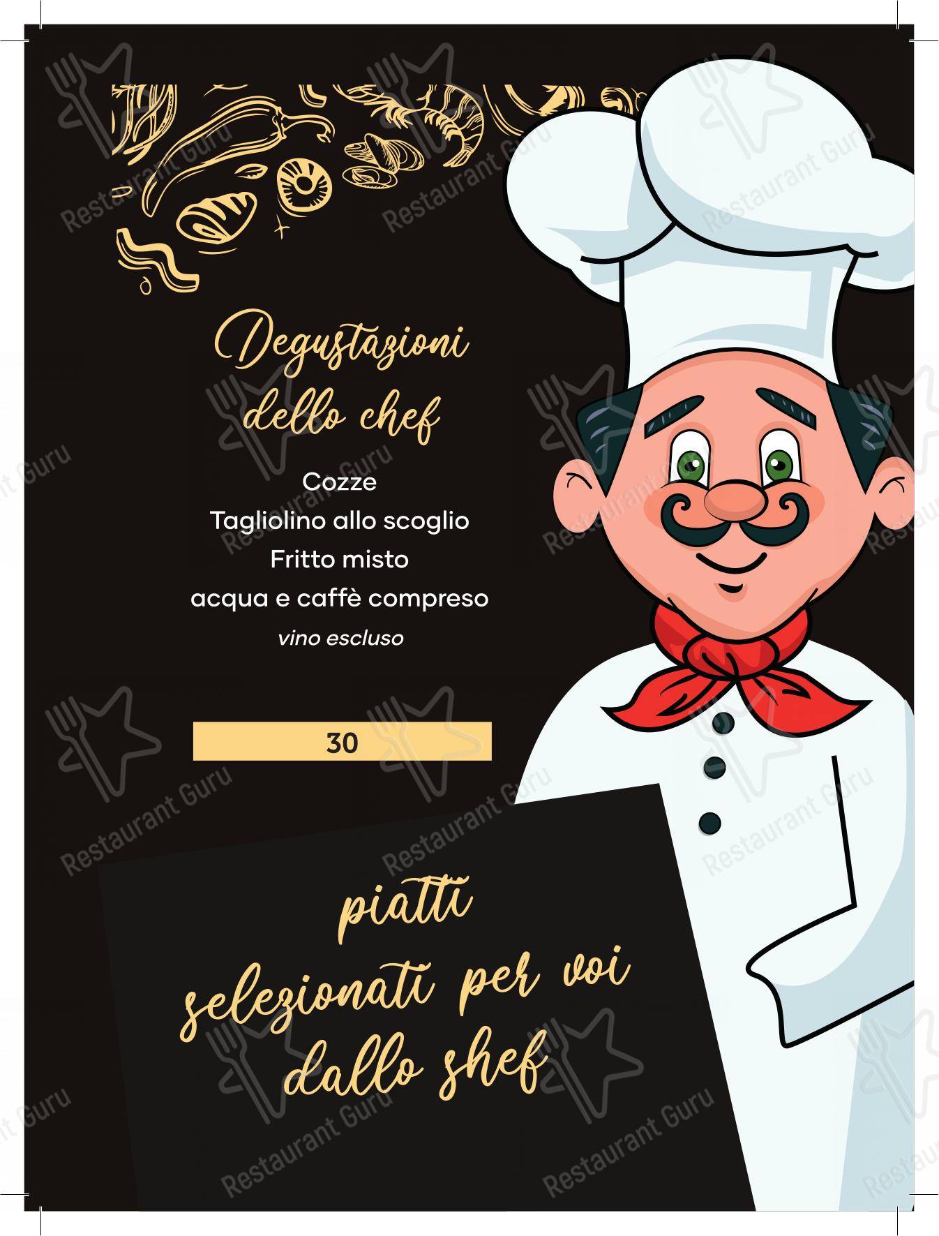 Ristorante Di Pesce in Cecina - Menu