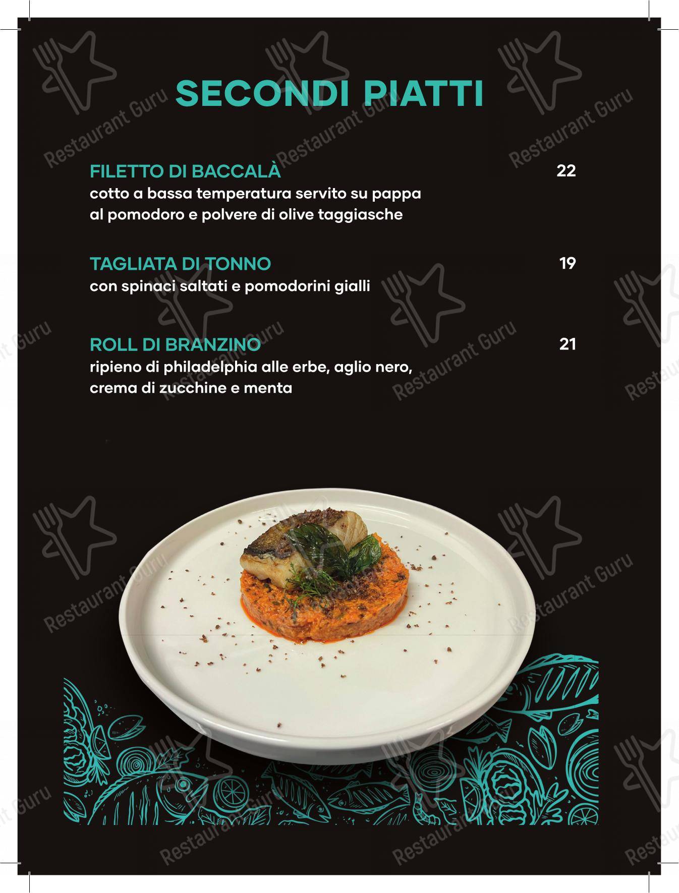 Menu per Ristorante Di Pesce in Cecina