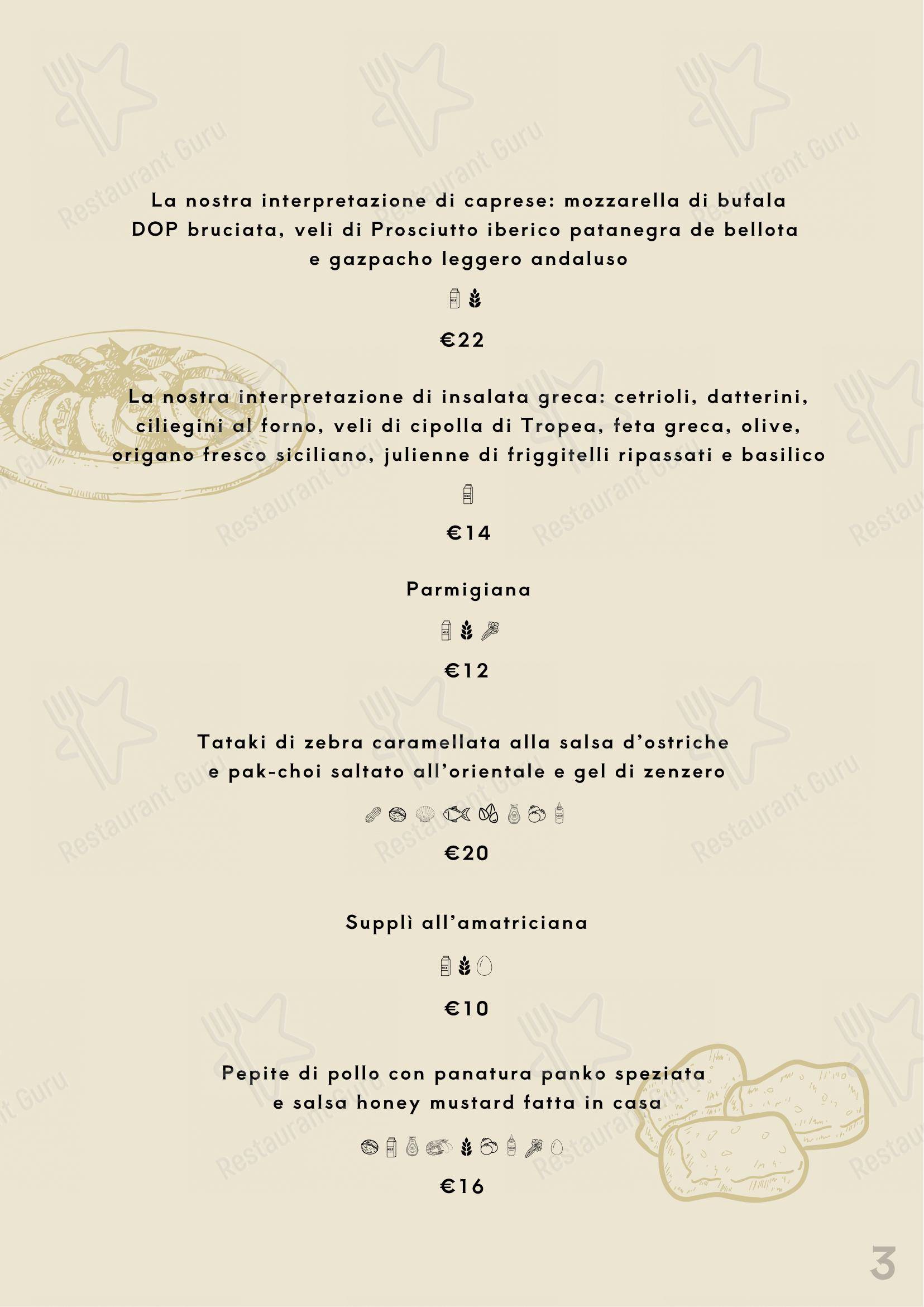 Menu per Beef Bazaar in Roma