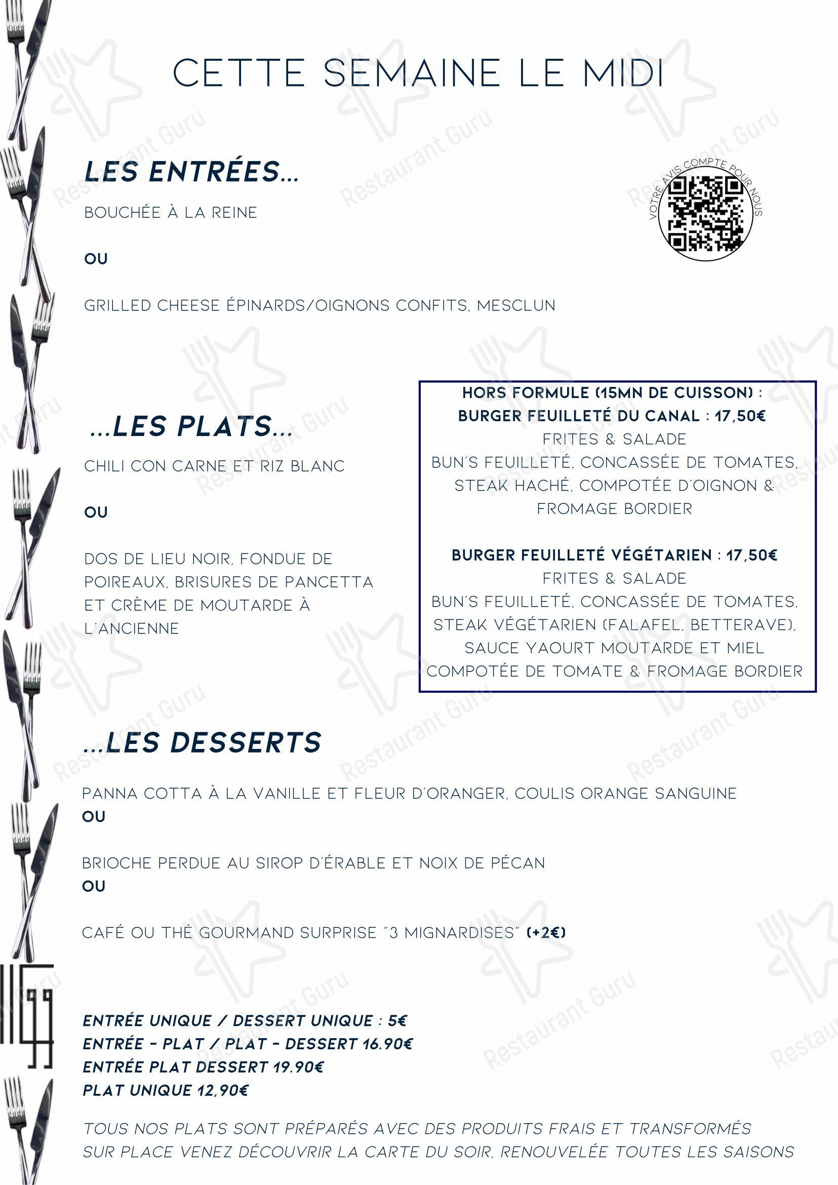 Menu bar pour Sipario dans Rennes