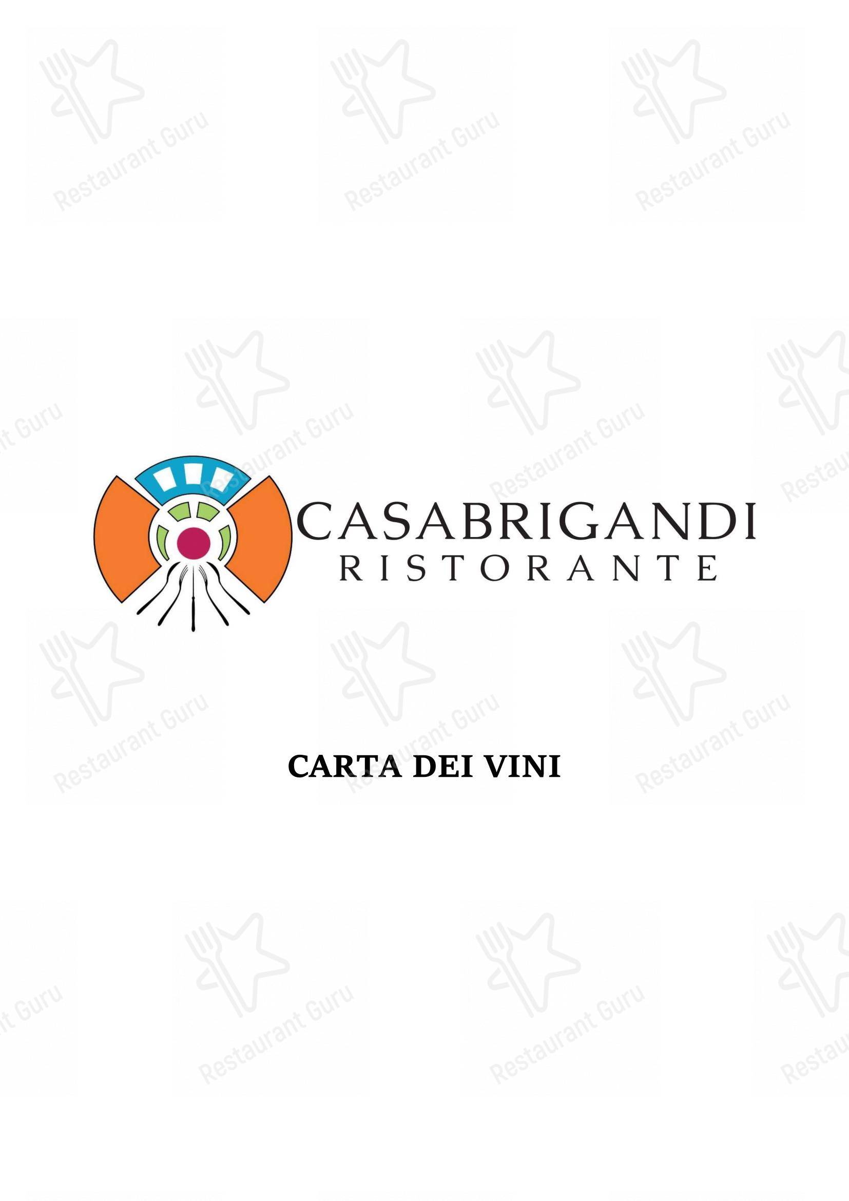 Menu bar per Casabrigandi - Ristorante Pesce - Centro Storico ristorante