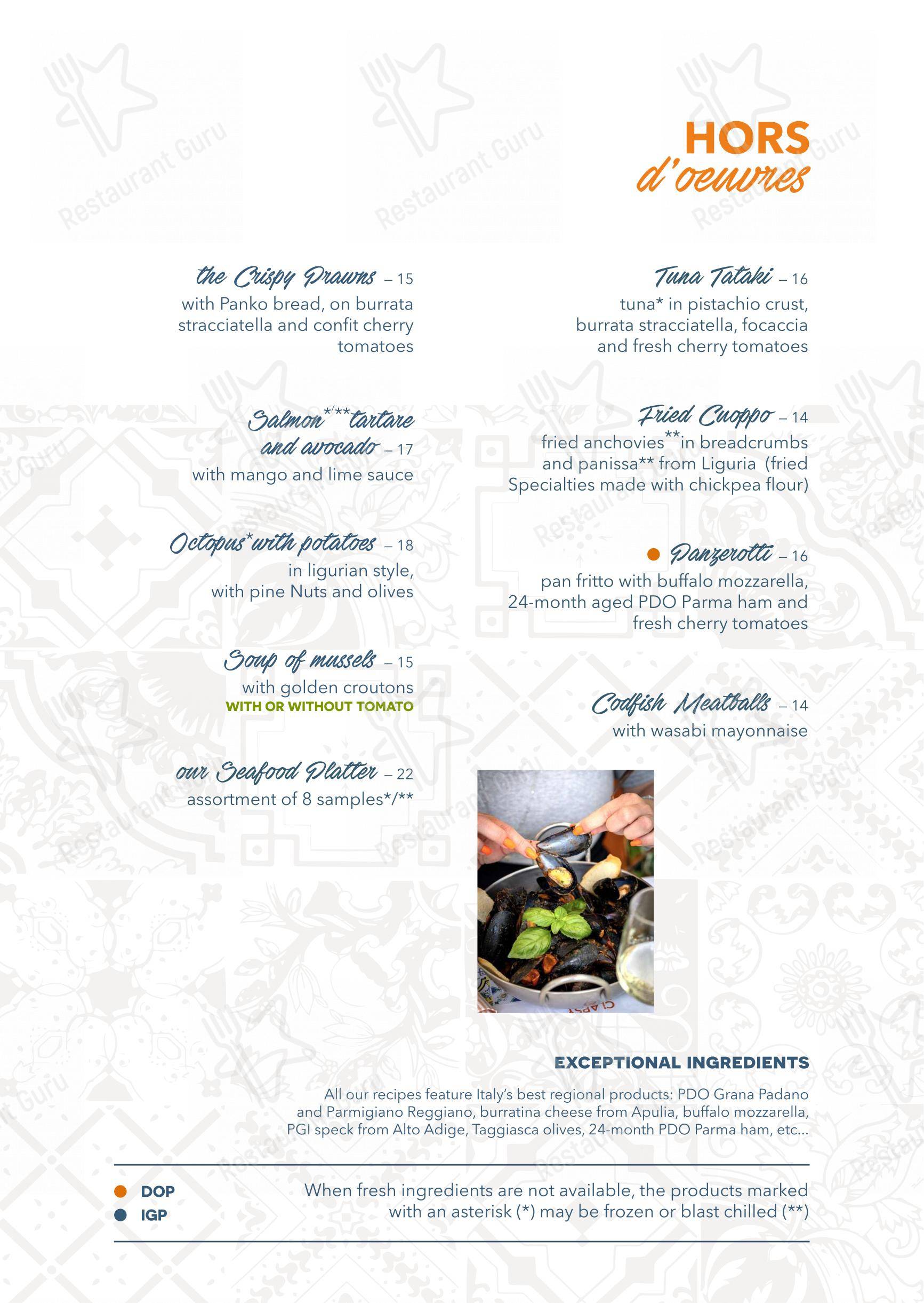 Clapsy Torino in Torino - Menu bar