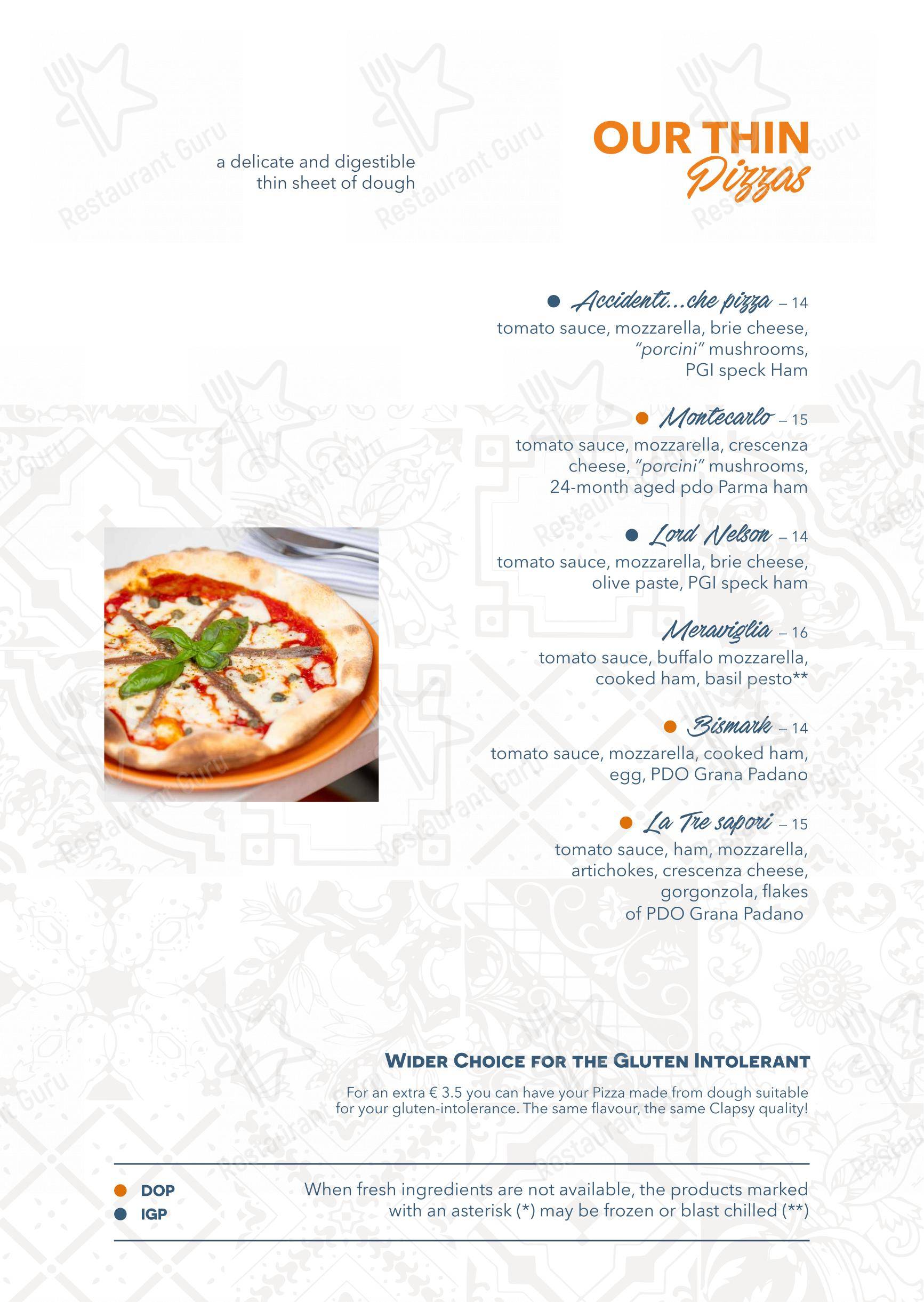 Menu bar per Clapsy Torino in Torino