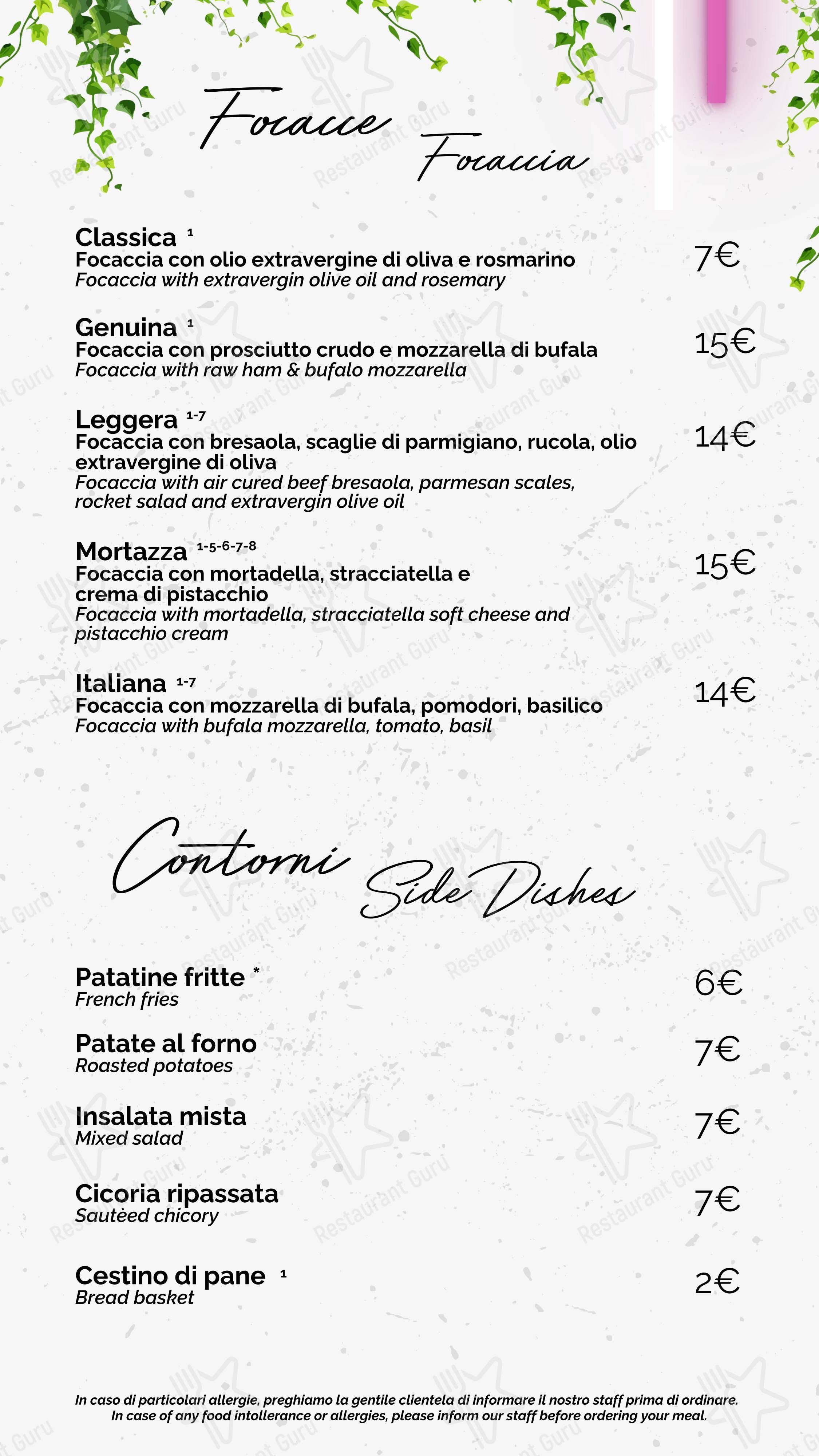 Крафт меню per Coming Out in Roma