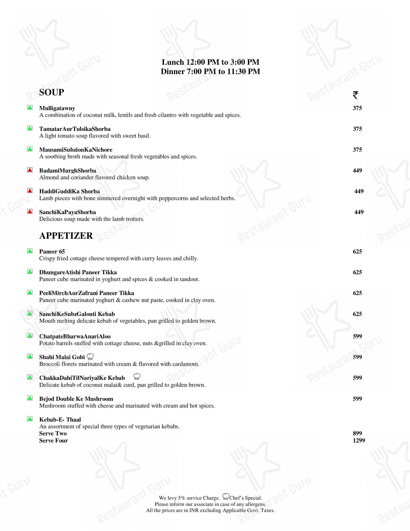 Menu bar for Cravings Coffee Shop in Indore