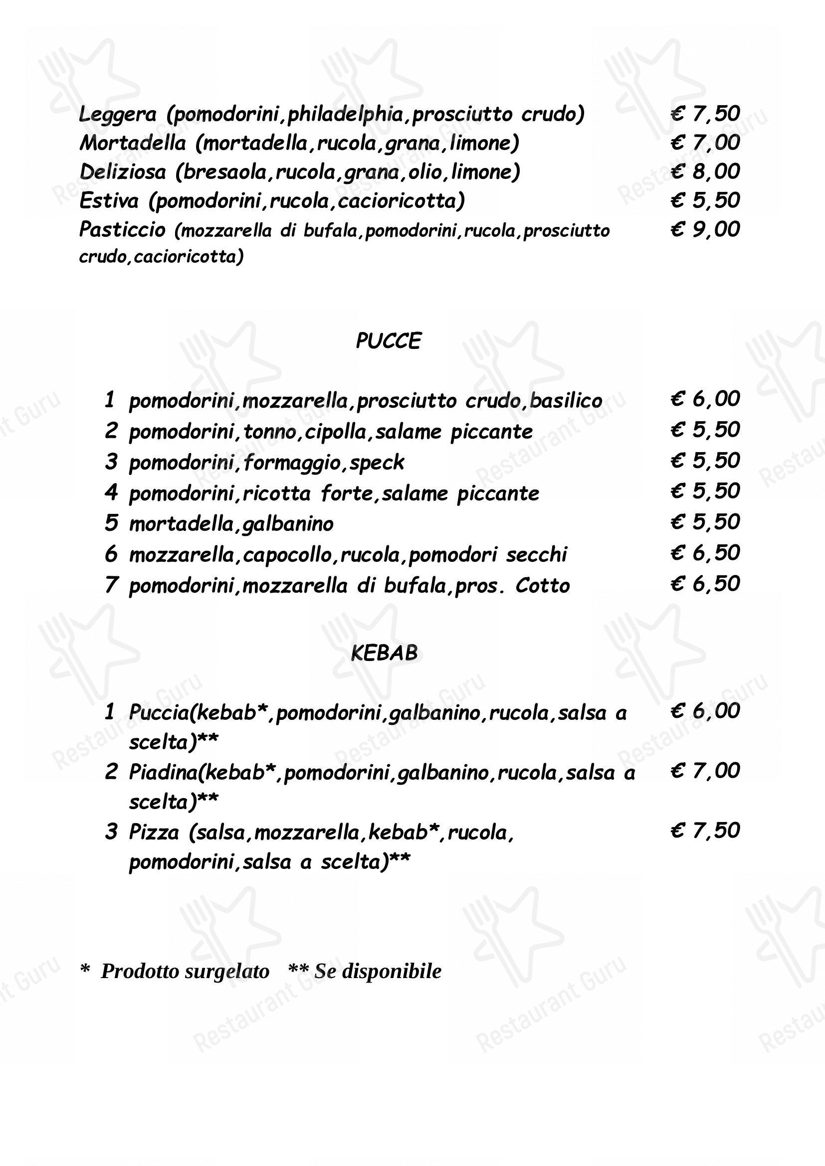 Il Fragno da Peppino in Alberobello - Menu