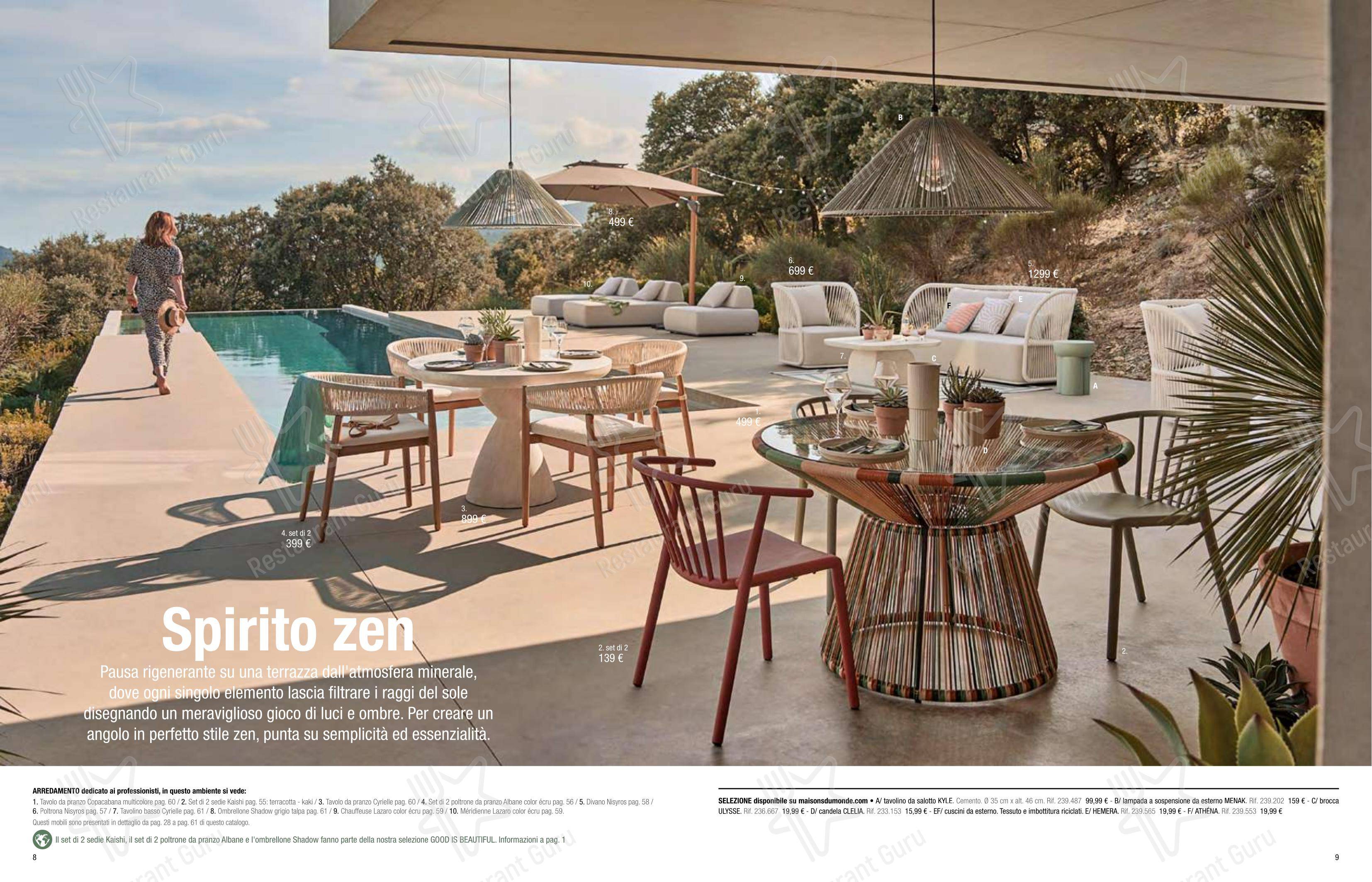 Menu per La Maison in Calatafimi