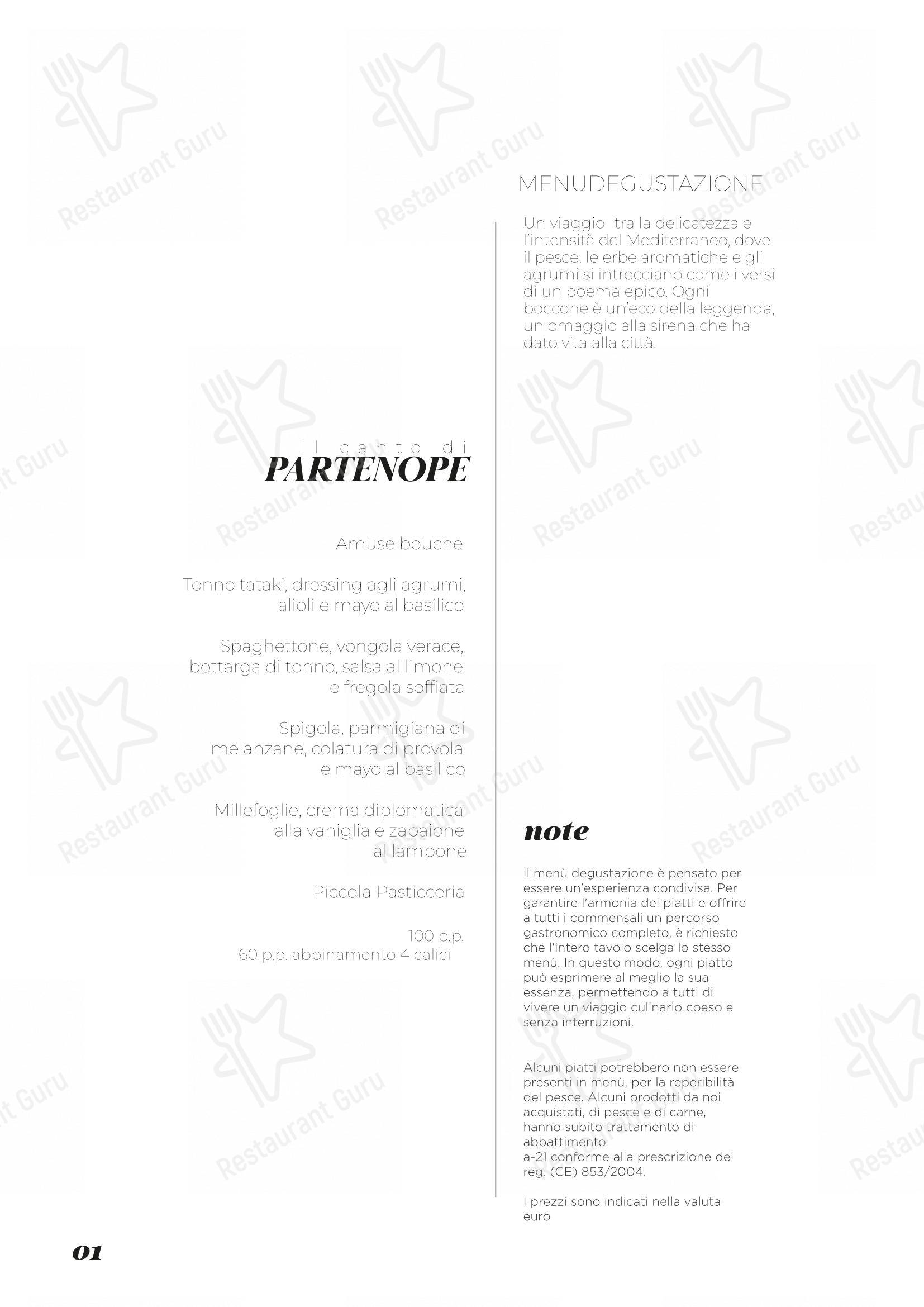 Menu bar per Michelasso Ristorante Gourmet a Napoli ristorante
