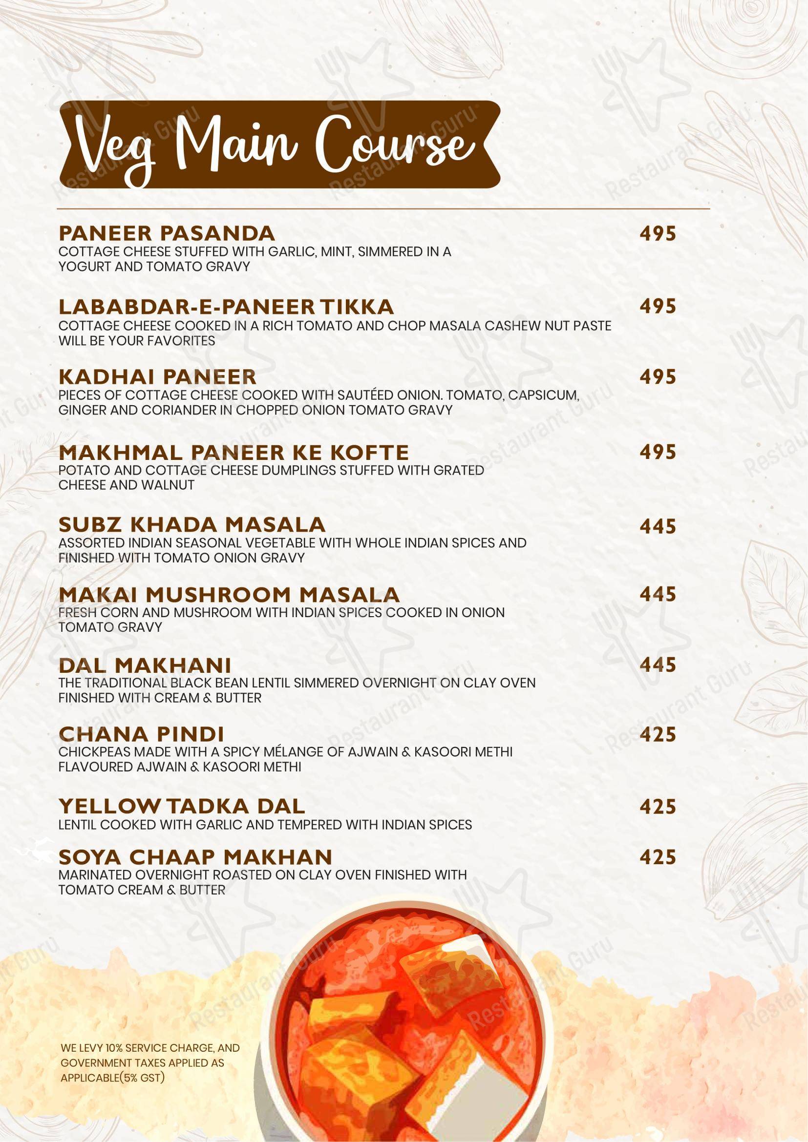 Menu for Ministry of Daru in Noida