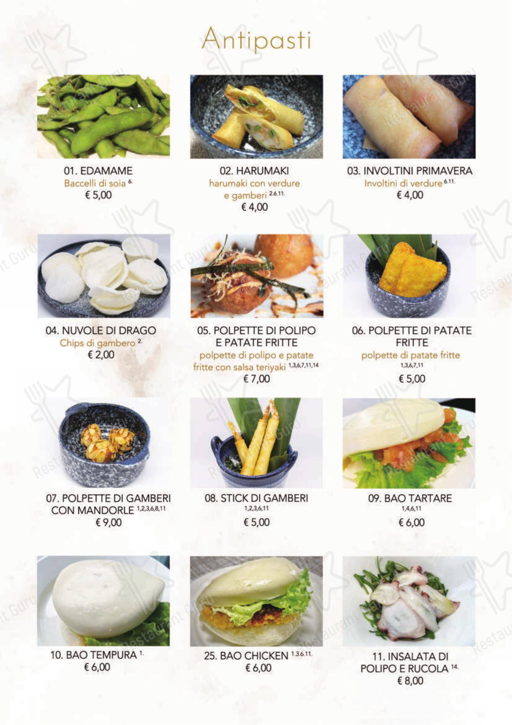 Modo Fusion Restaurant in Gallarate - 菜单