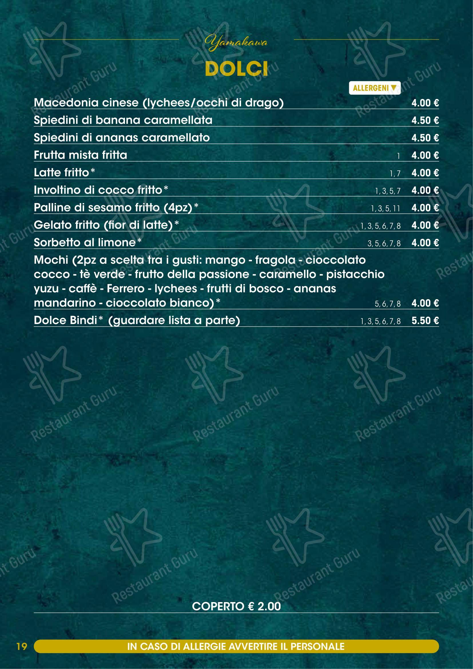 Modo Fusion Restaurant in Gallarate - Menu