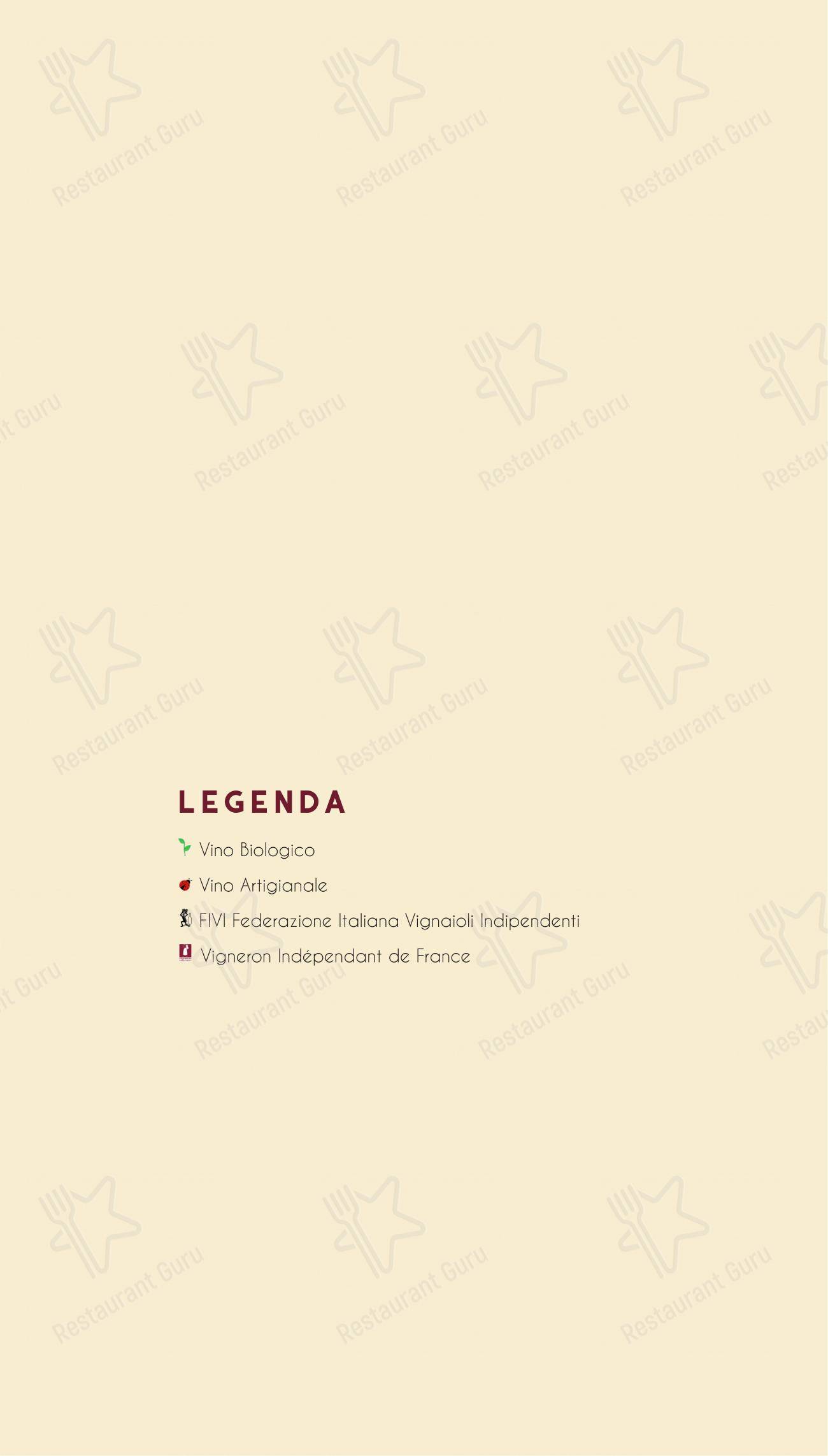 Menu bar per Officina del Riso Marghera in Milano