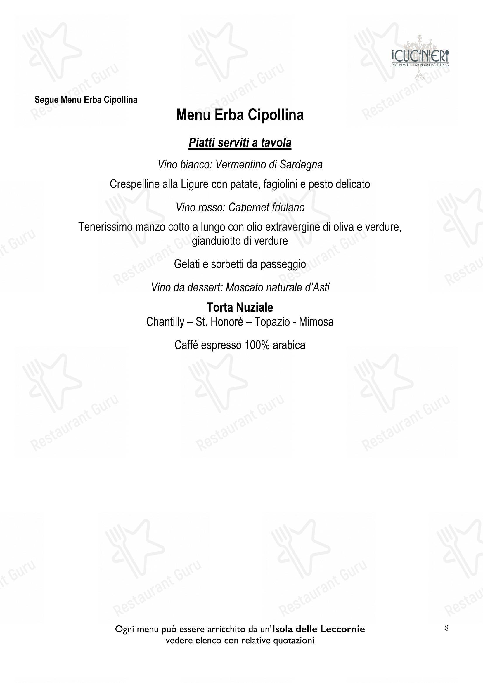 One Off Appetizer in Viganò - Menu