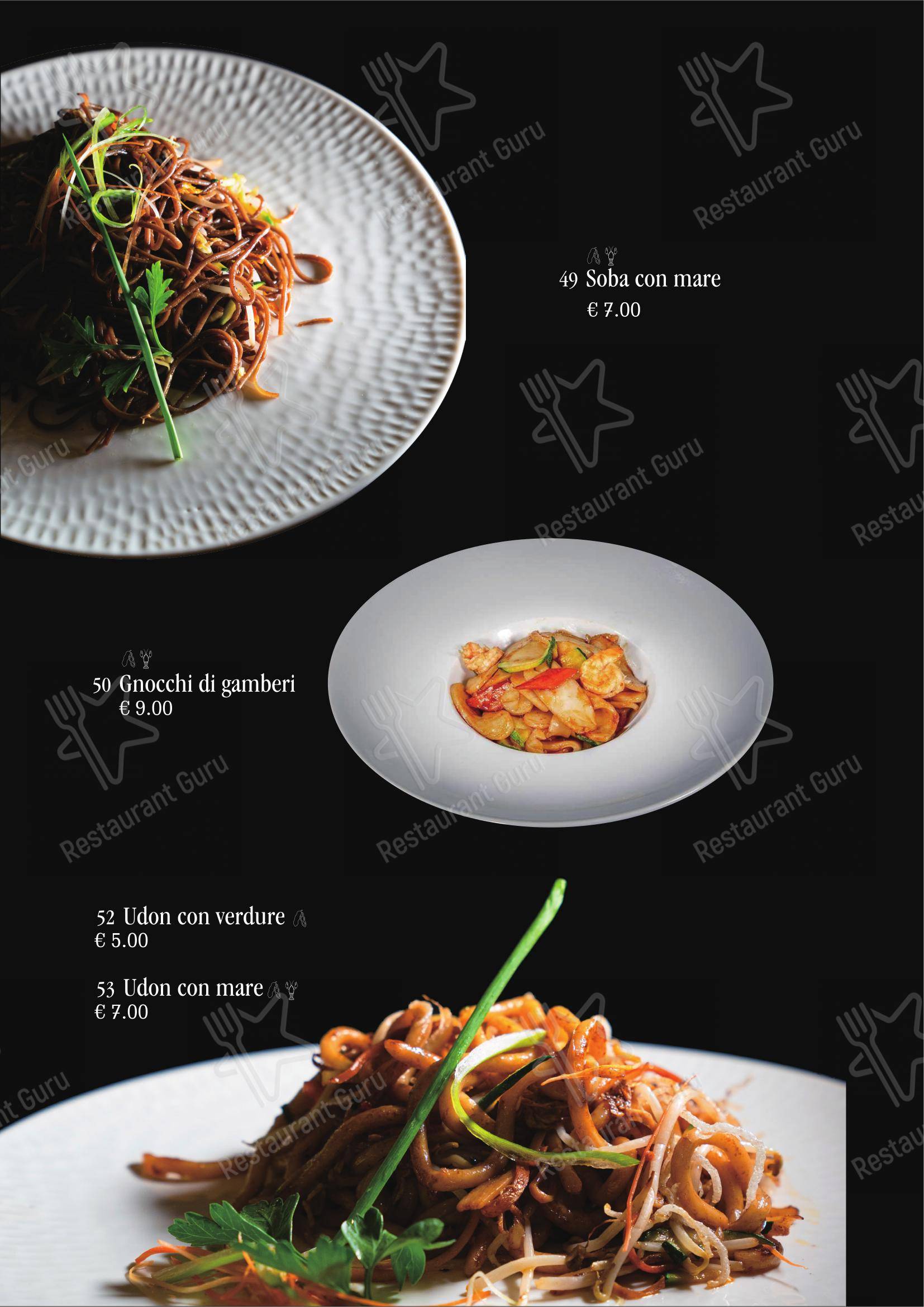 Ristorante Giapponese Tao in Arezzo - Menu