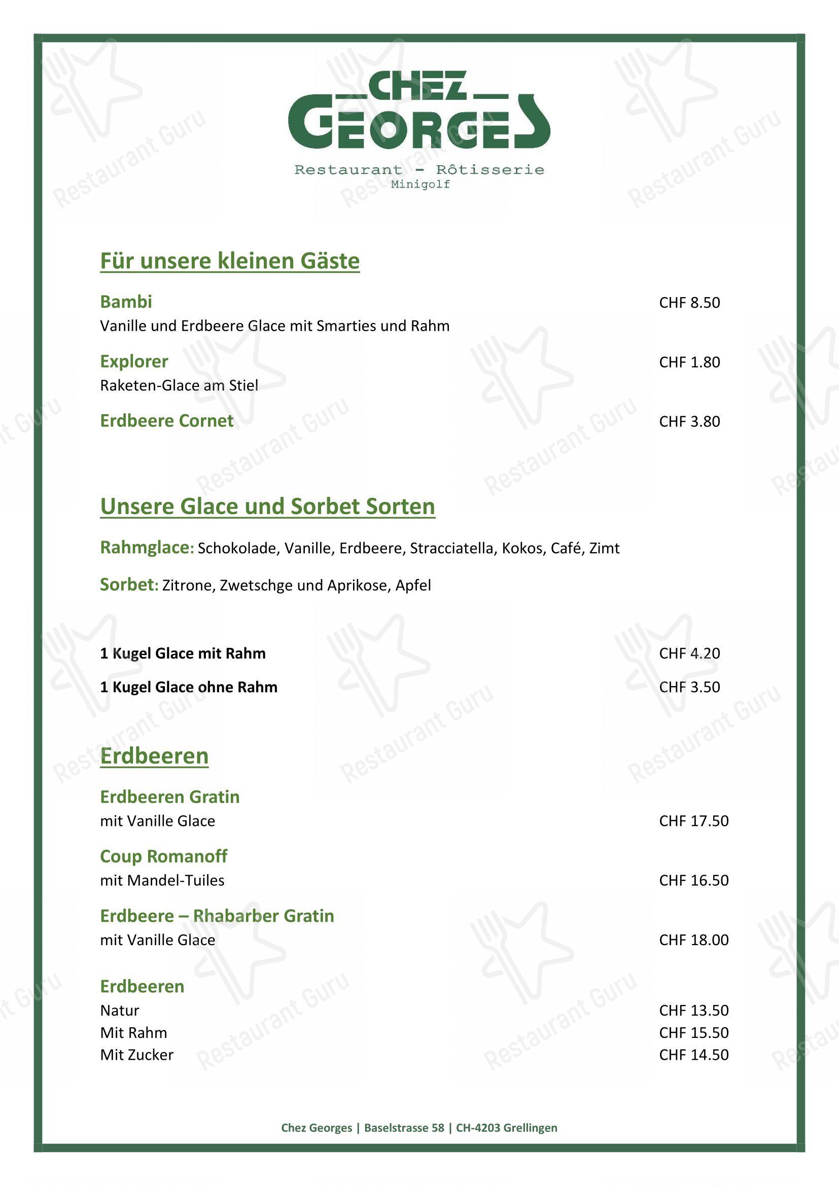 Restaurant Chez Georges in Grellingen - Детское