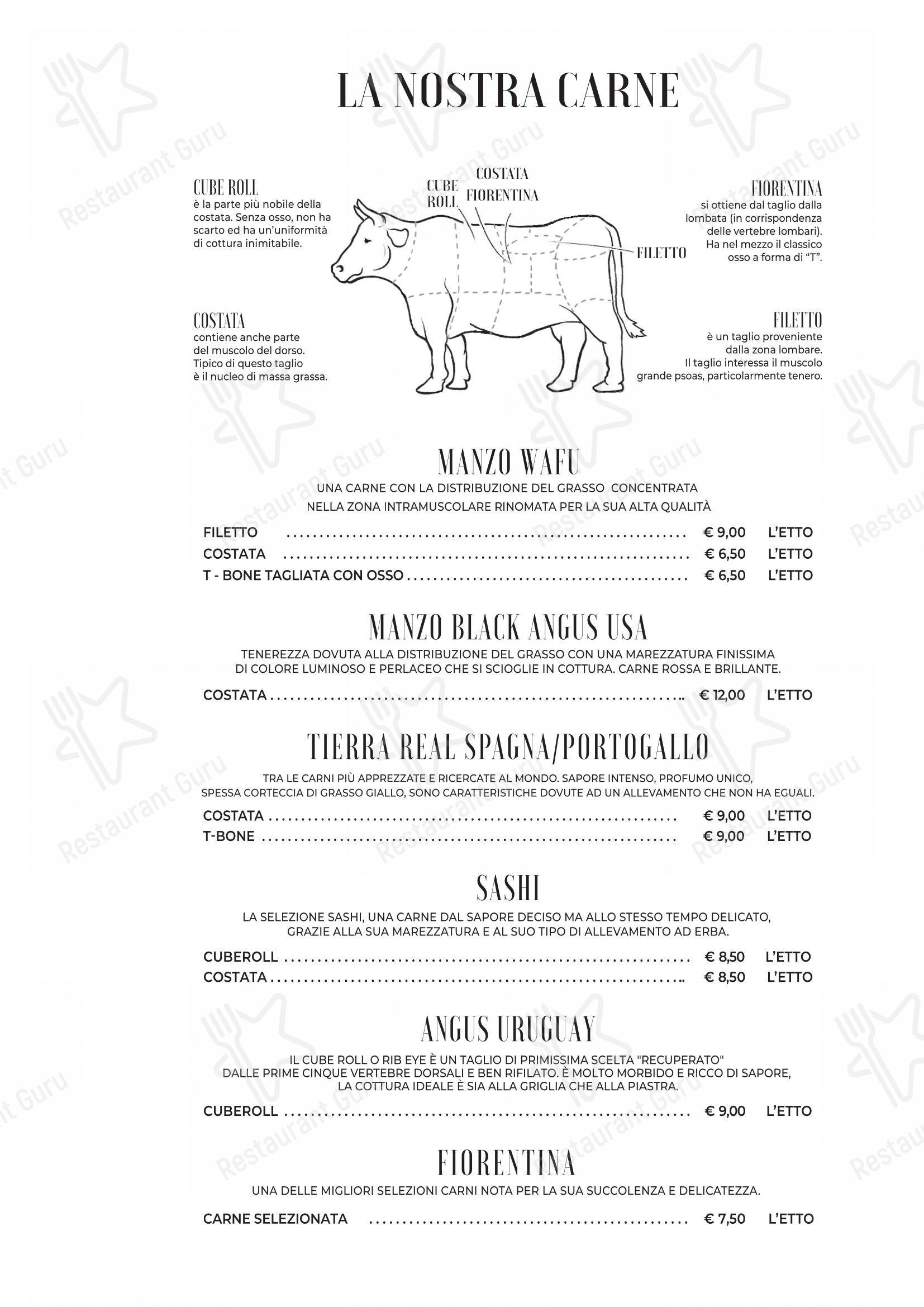 Menu di Ristorante Figo Nomentana - Menu