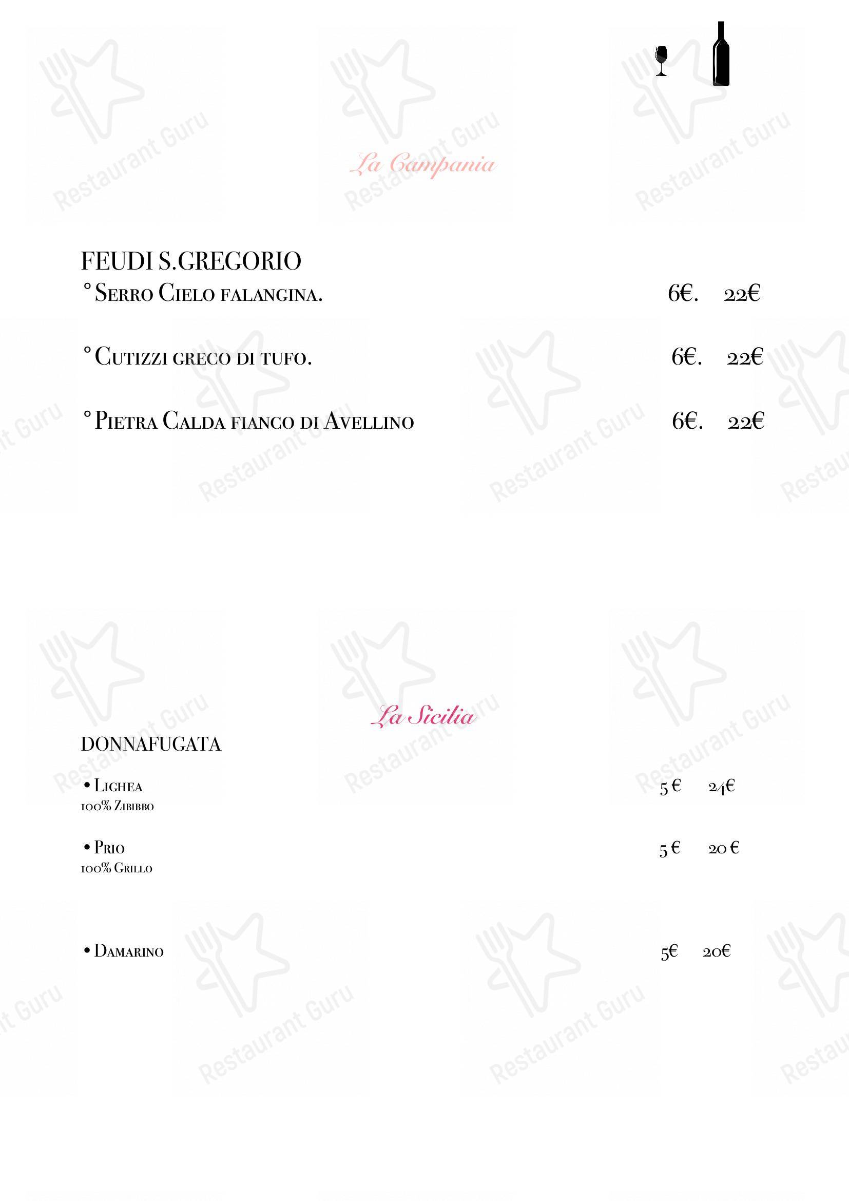 Menu per Ristorante pizzeria Bonaiuti pizzeria