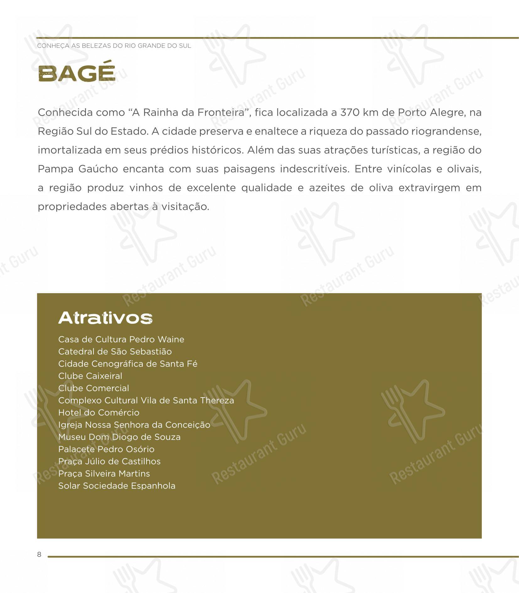 SESC Centro Histórico em Porto Alegre - Основное меню